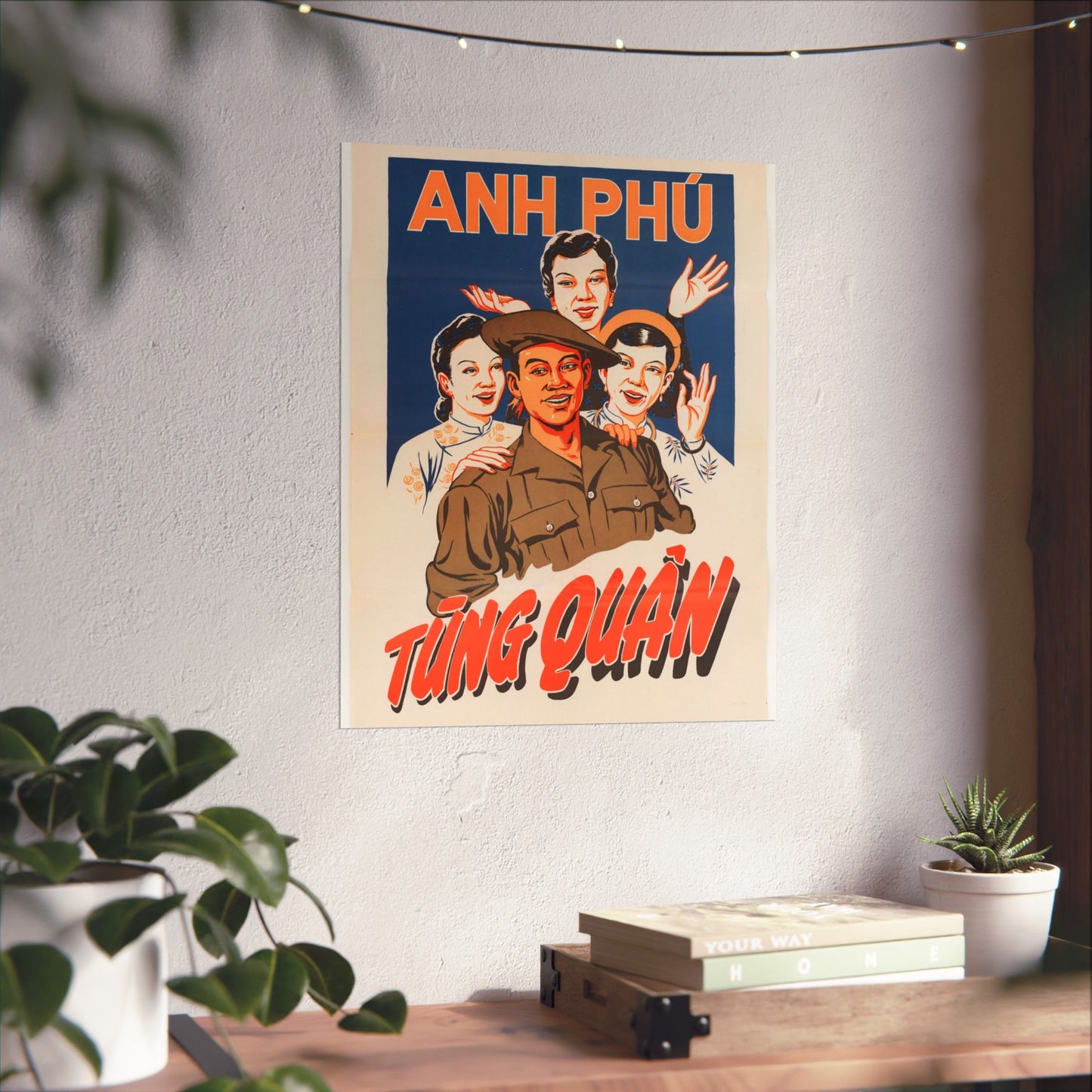 Viet Poster #5, Cold War American Propaganda poster High Quality Matte Wall Art Poster for Home, Office, Classroom