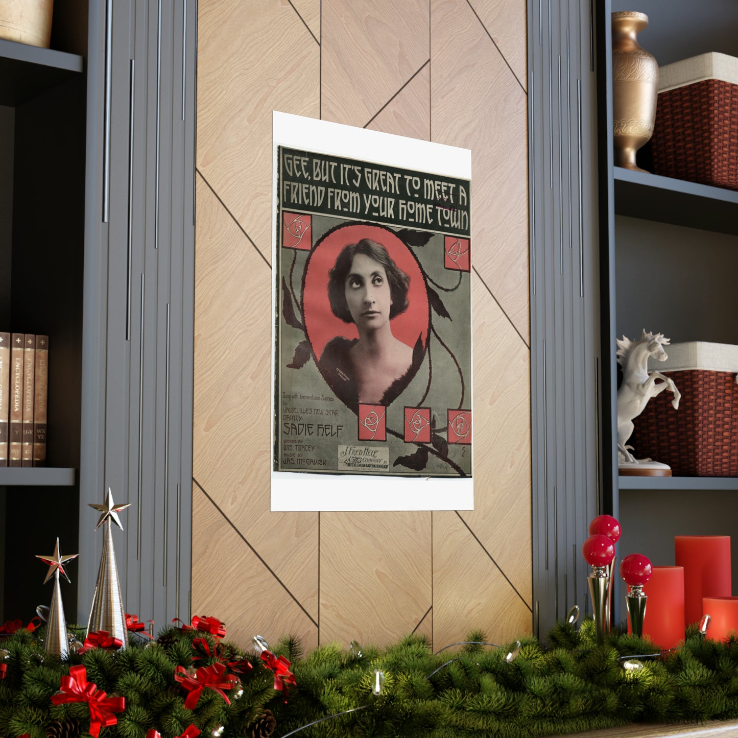 Gee, but it's great to meet a friend from your hom High Quality Matte Wall Art Poster for Home, Office, Classroom