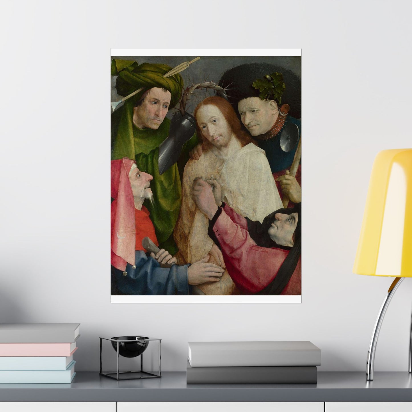 Hieronymus Bosch - Christ Mocked (The Crowning with Thorns) - Google Art Project High Quality Matte Wall Art Poster for Home, Office, Classroom