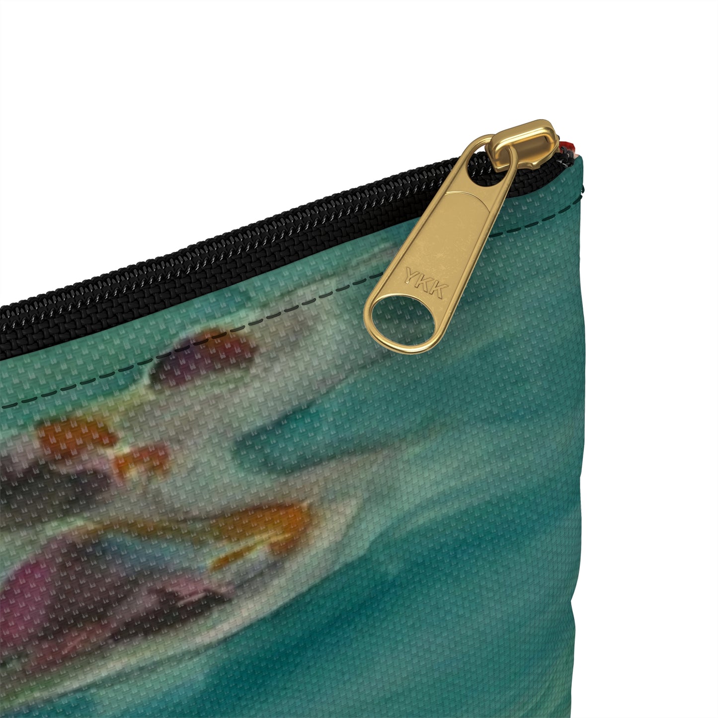 A Careless Word... Another Loss Large Organizer Pouch with Black Zipper
