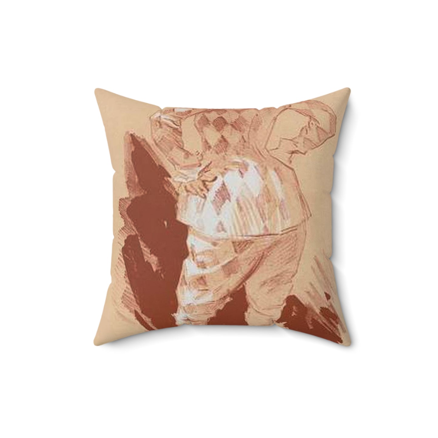 Dessin original pour la couverture des Maîtres de l'Affiche. Decorative Accent Square Pillow