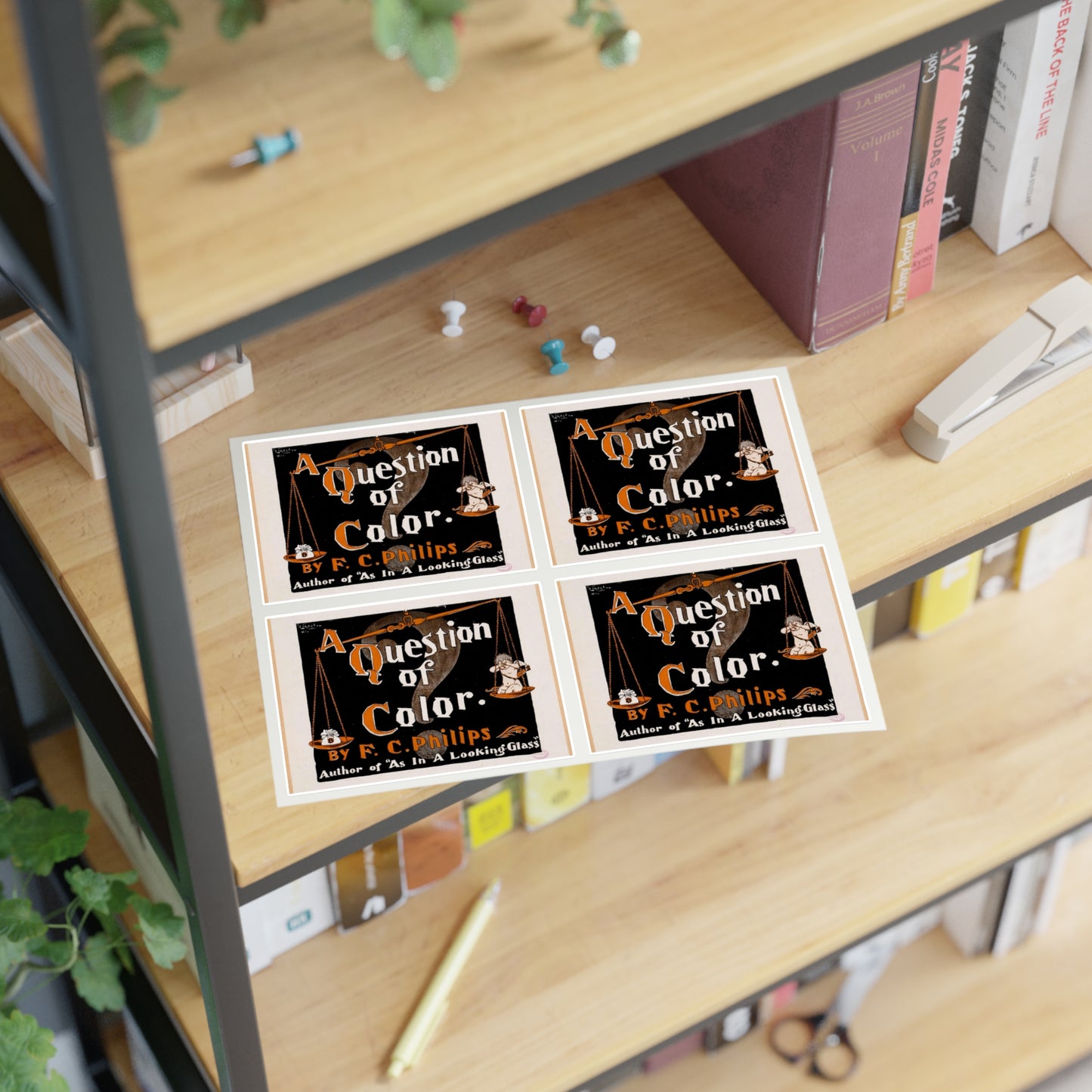A question of color by F. C. Philips Laminated UV Protective Vinyl Stickers