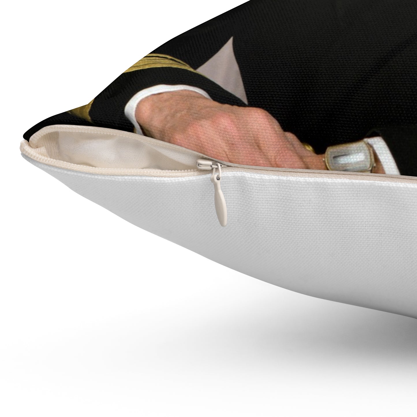 RADM James B. Greene, USN (covered) Decorative Accent Square Pillow