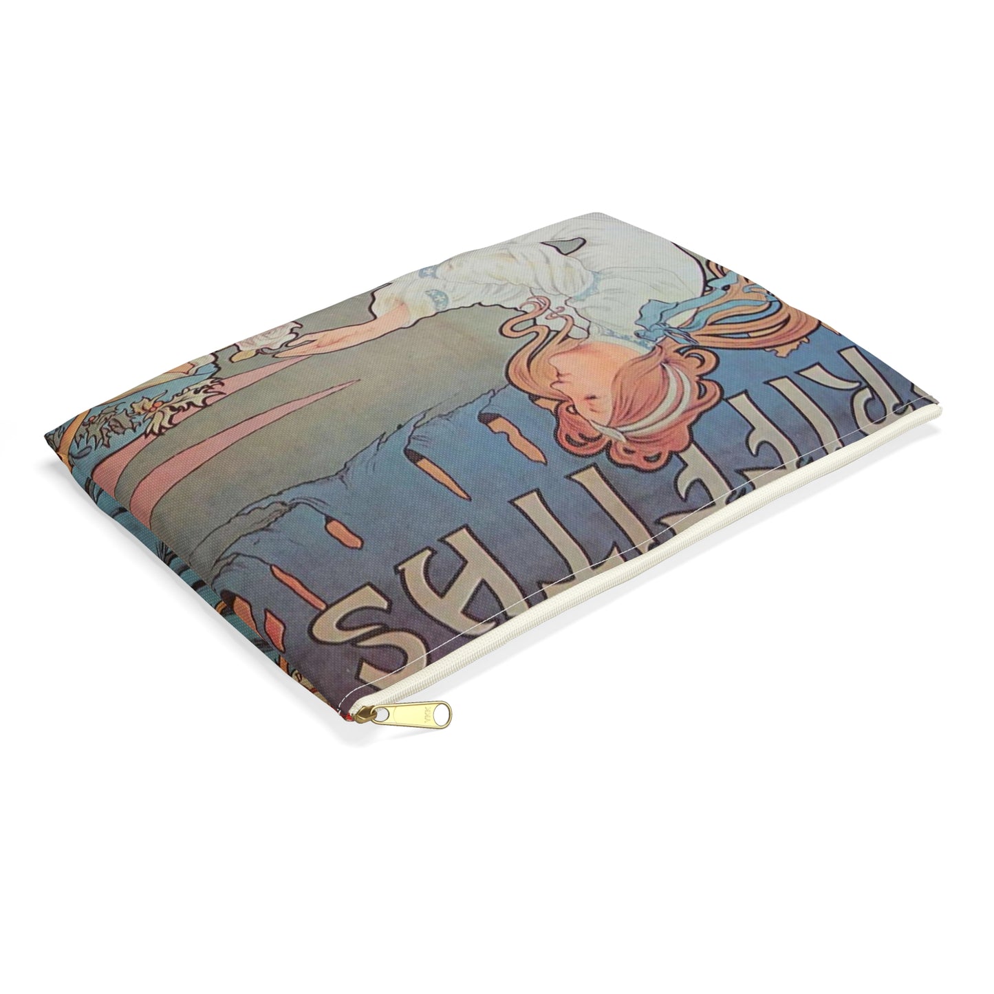 Cycles Griffiths affiche Henri Thiriet 1898 Large Organizer Pouch with Black Zipper