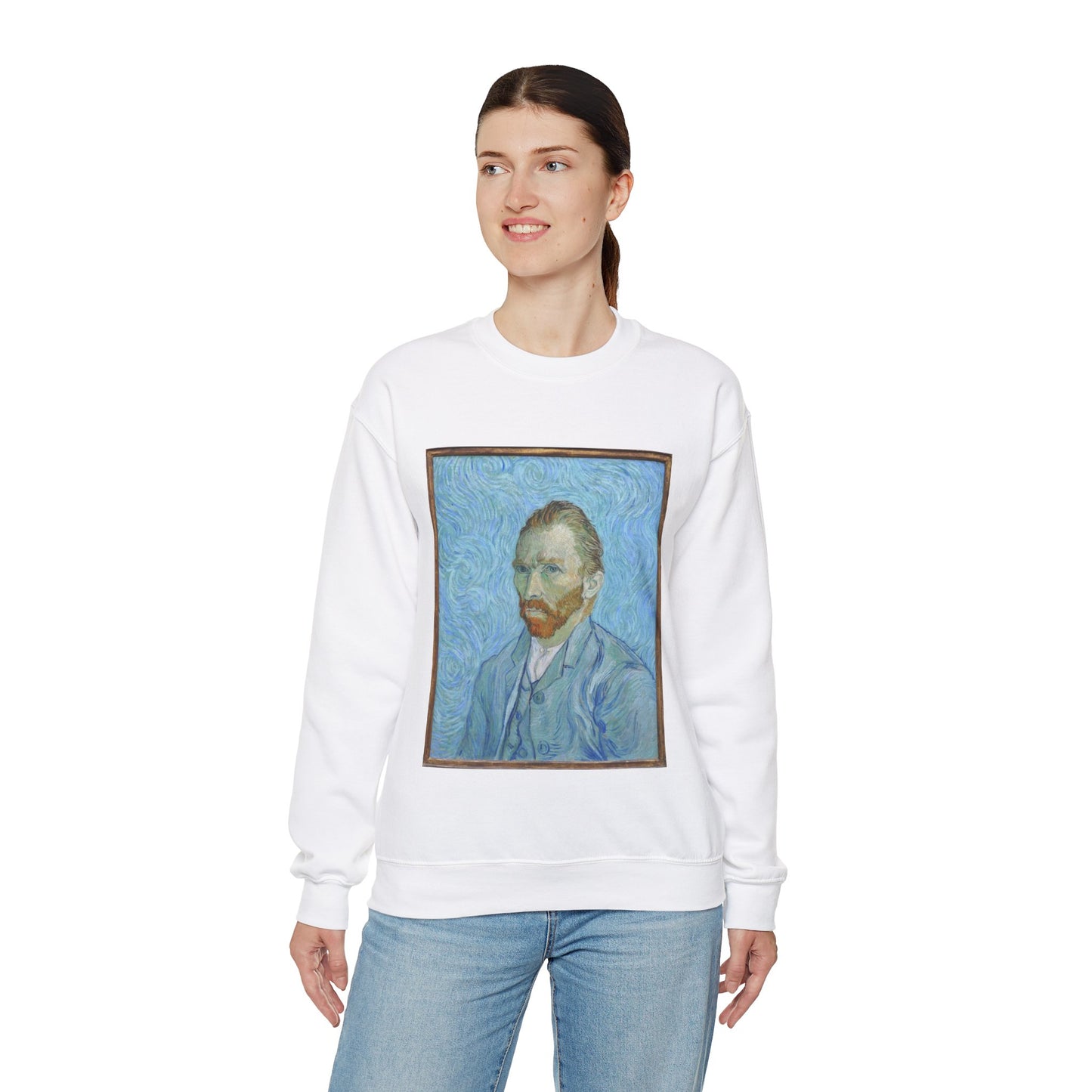EPO 0996 wiki - A painting of a man with a beard White Heavy Blend Adult Crew Neck SweatShirt