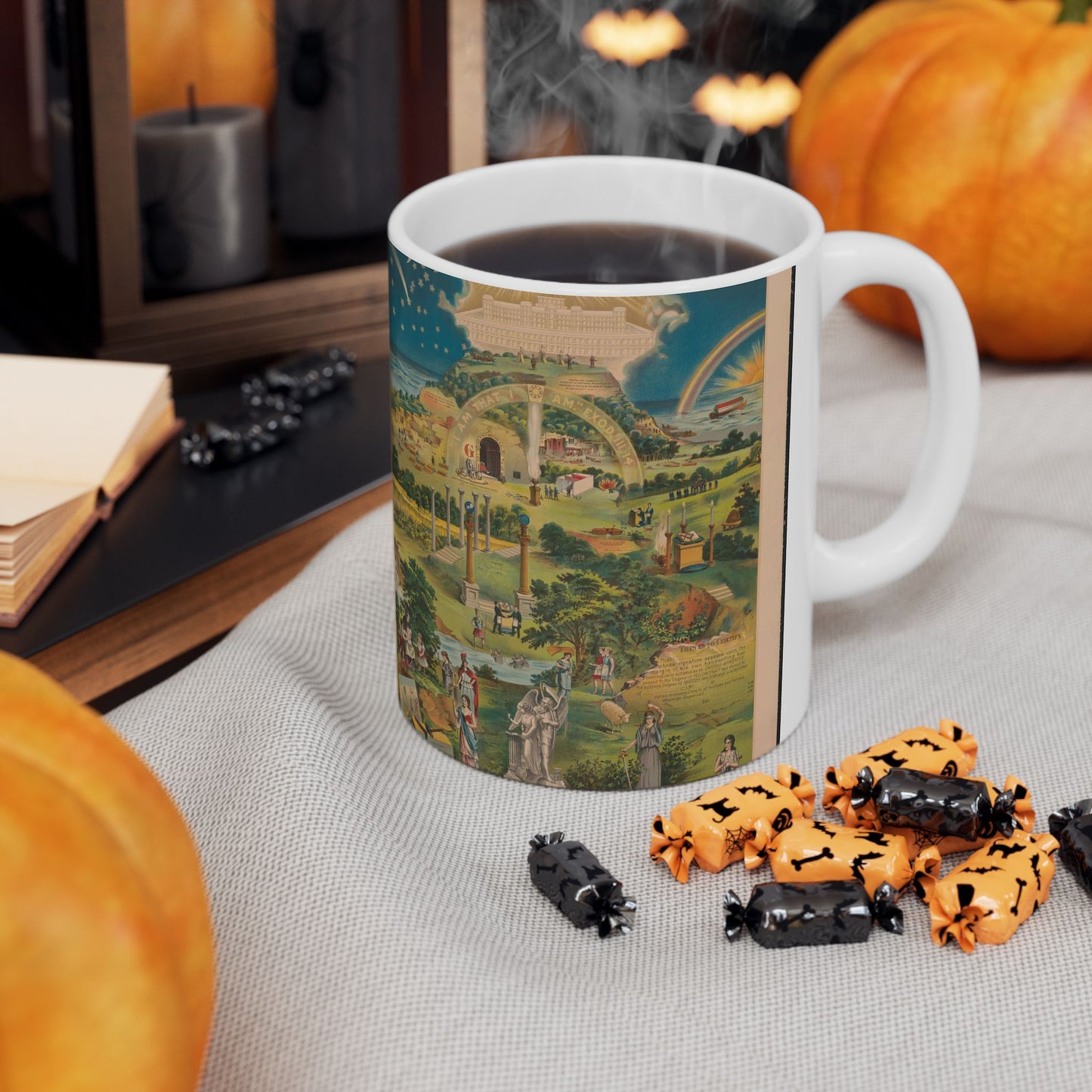 Our emblematic mystic light of masonry Beautiful Novelty Ceramic Coffee Mug 11oz