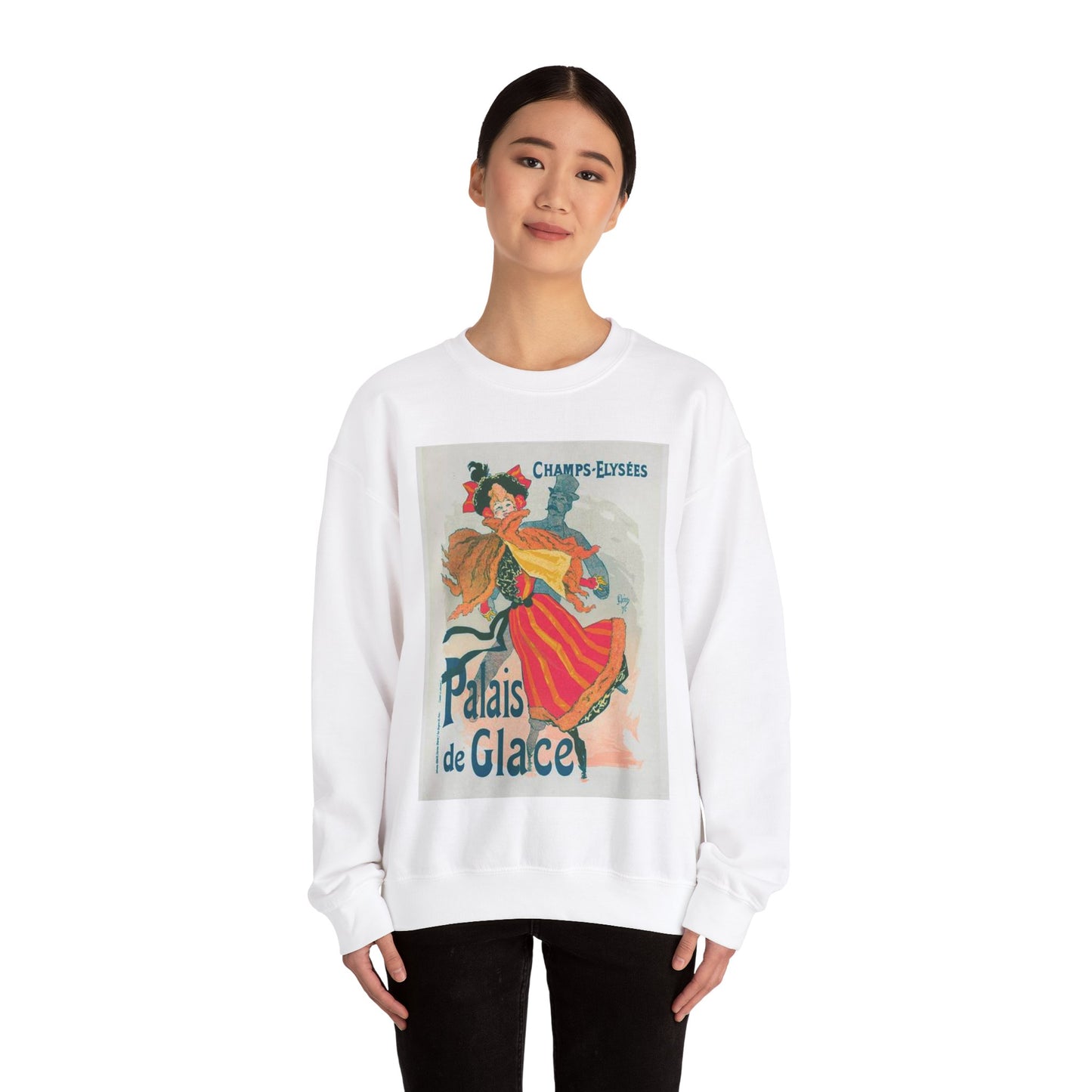 Nouvelle affiche pour le "Palais de Glace". White Heavy Blend Adult Crew Neck SweatShirt