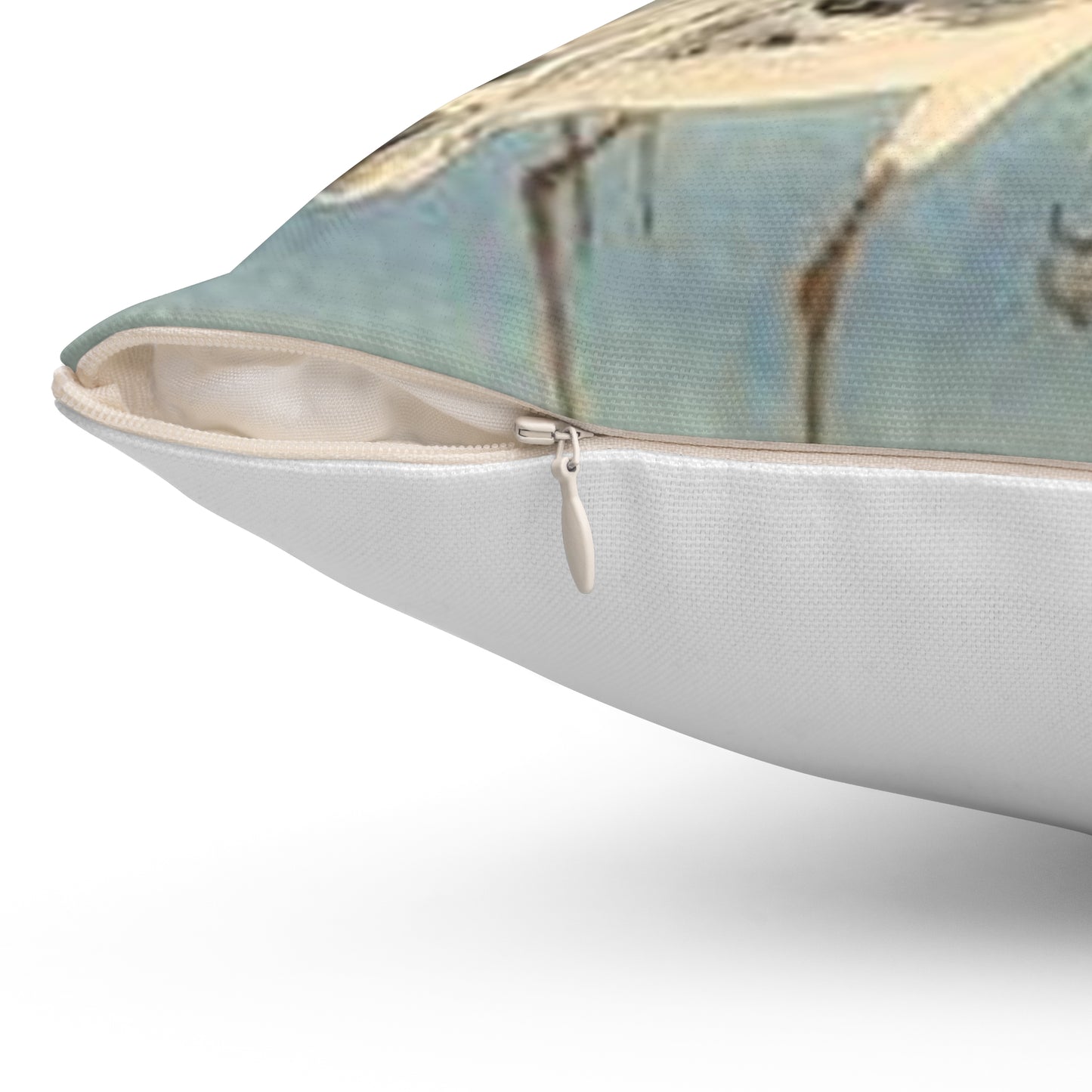 Koson - sandpipers, Ohara Koson Decorative Accent Square Pillow