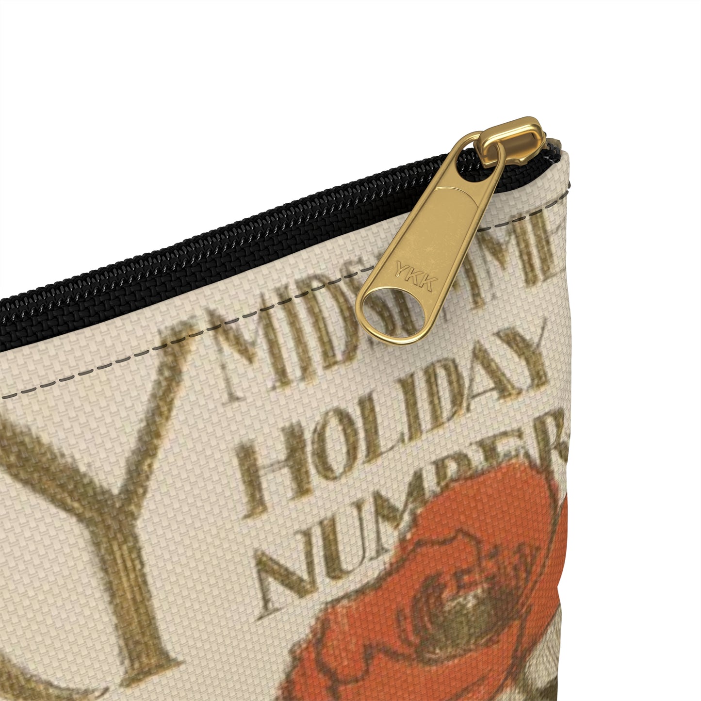 The century, August, midsummer holiday number Large Organizer Pouch with Black Zipper