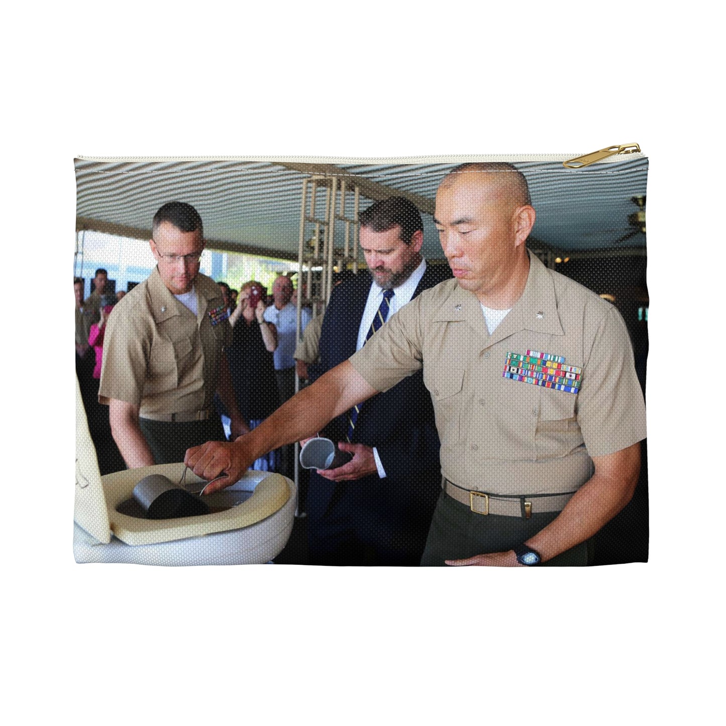 Lieutenant Colonel Brian S. Middleton, commanding officer Large Organizer Pouch with Black Zipper