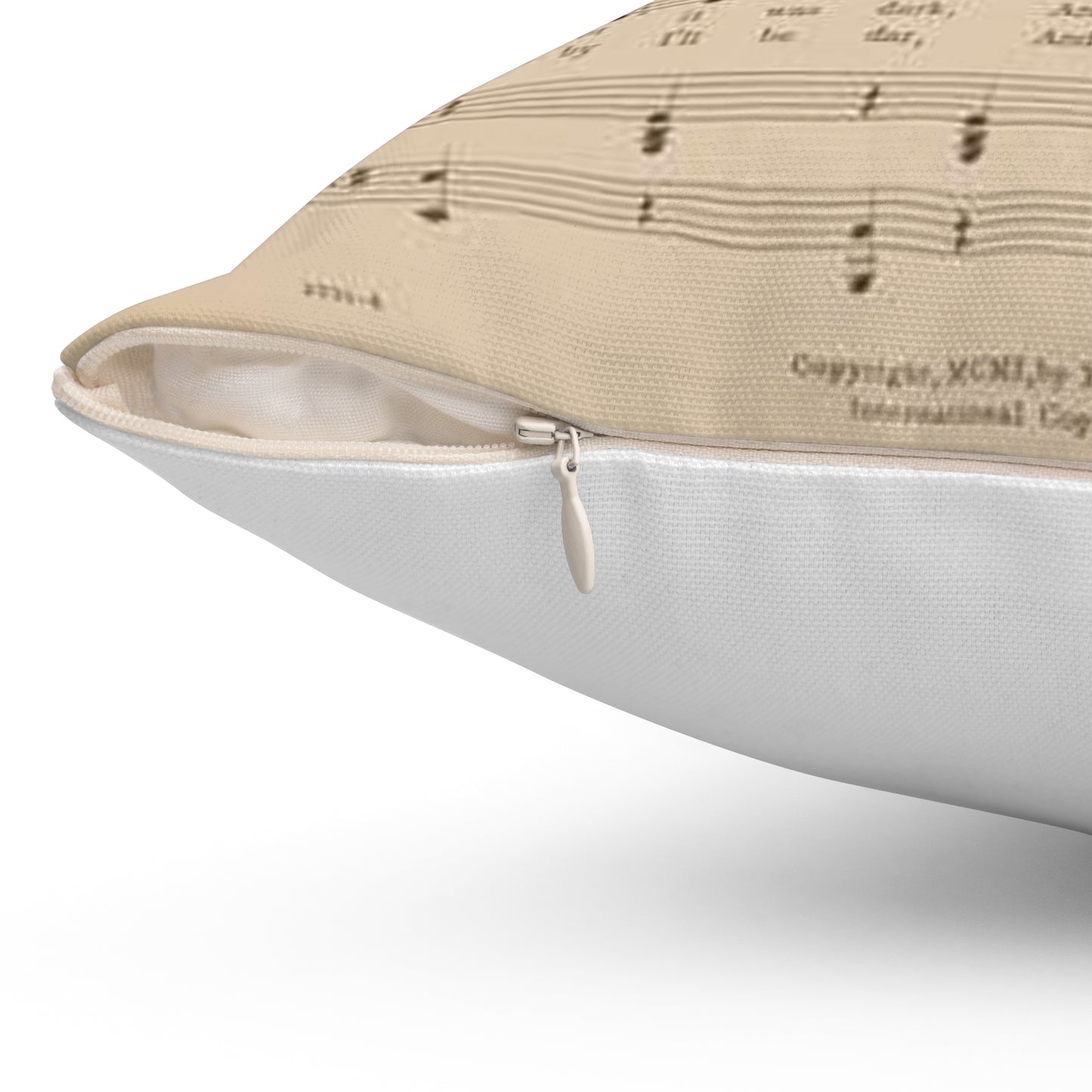 A new gal just in town - Public domain sheet music scan Decorative Accent Square Pillow