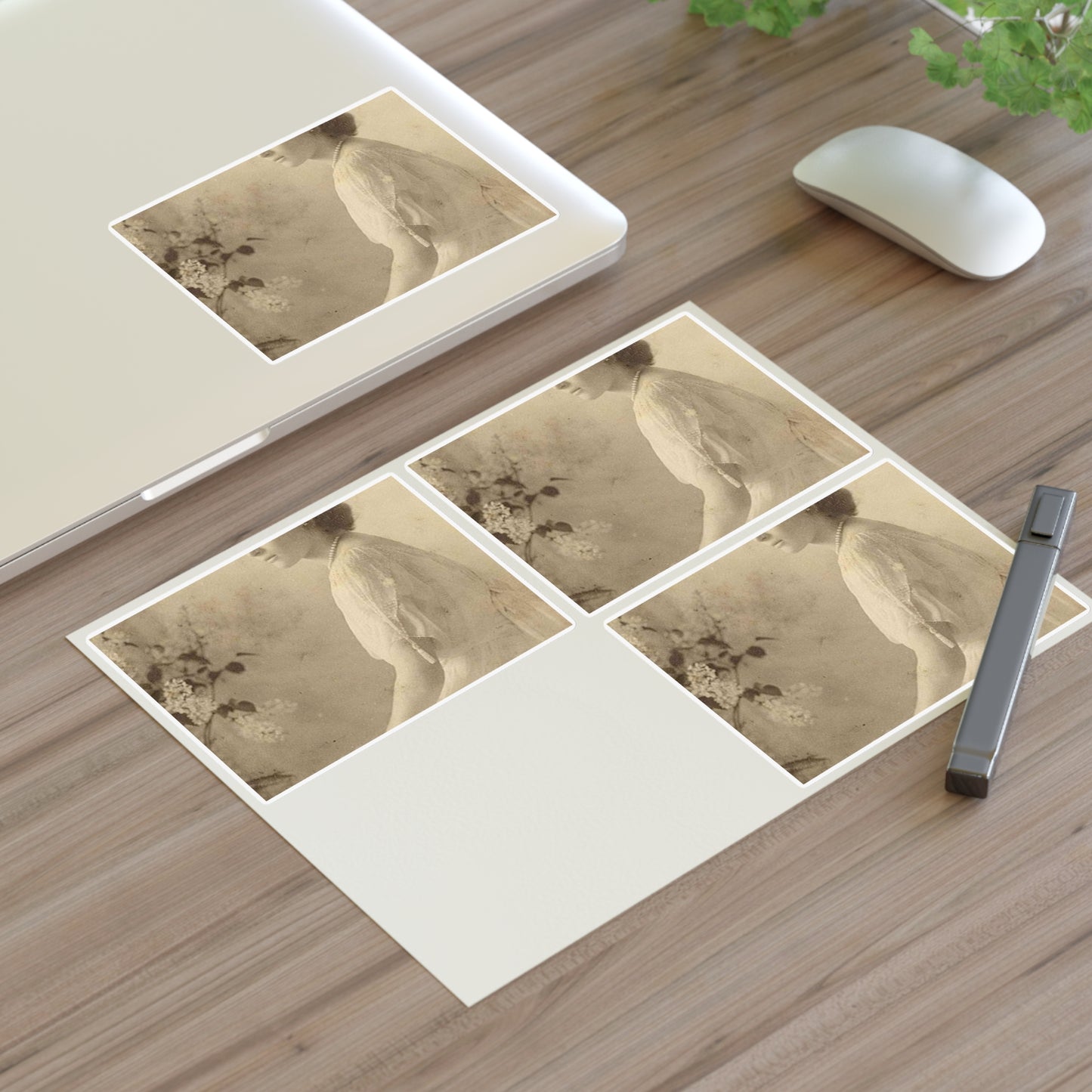 Tatyana Nikolaevna 1914 - Public domain portrait print Laminated UV Protective Vinyl Stickers