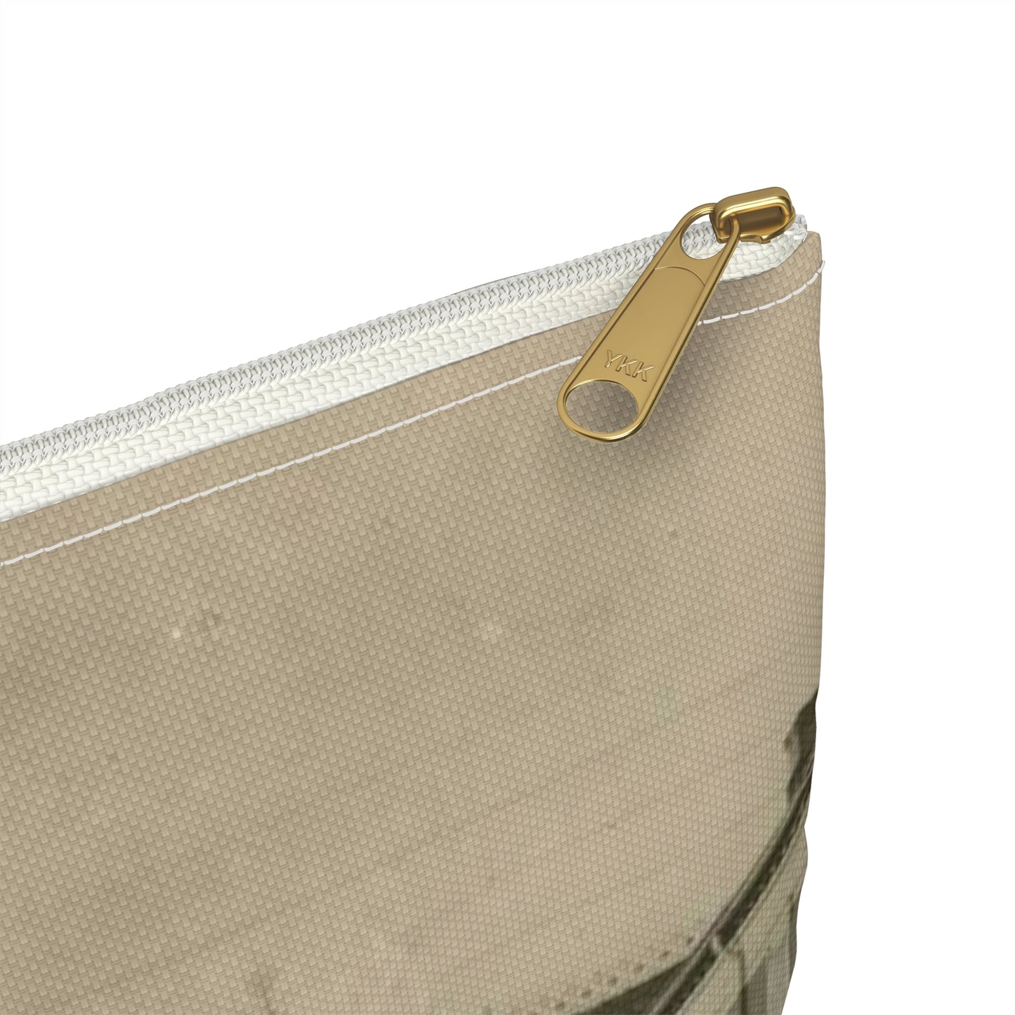 Kirkegata i Hammerfest før ødeleggelsene under andre verdenskrig. Blikket er rettet oppover bakken, mot kirka. En person kryssen veien. Large Organizer Pouch with Black Zipper