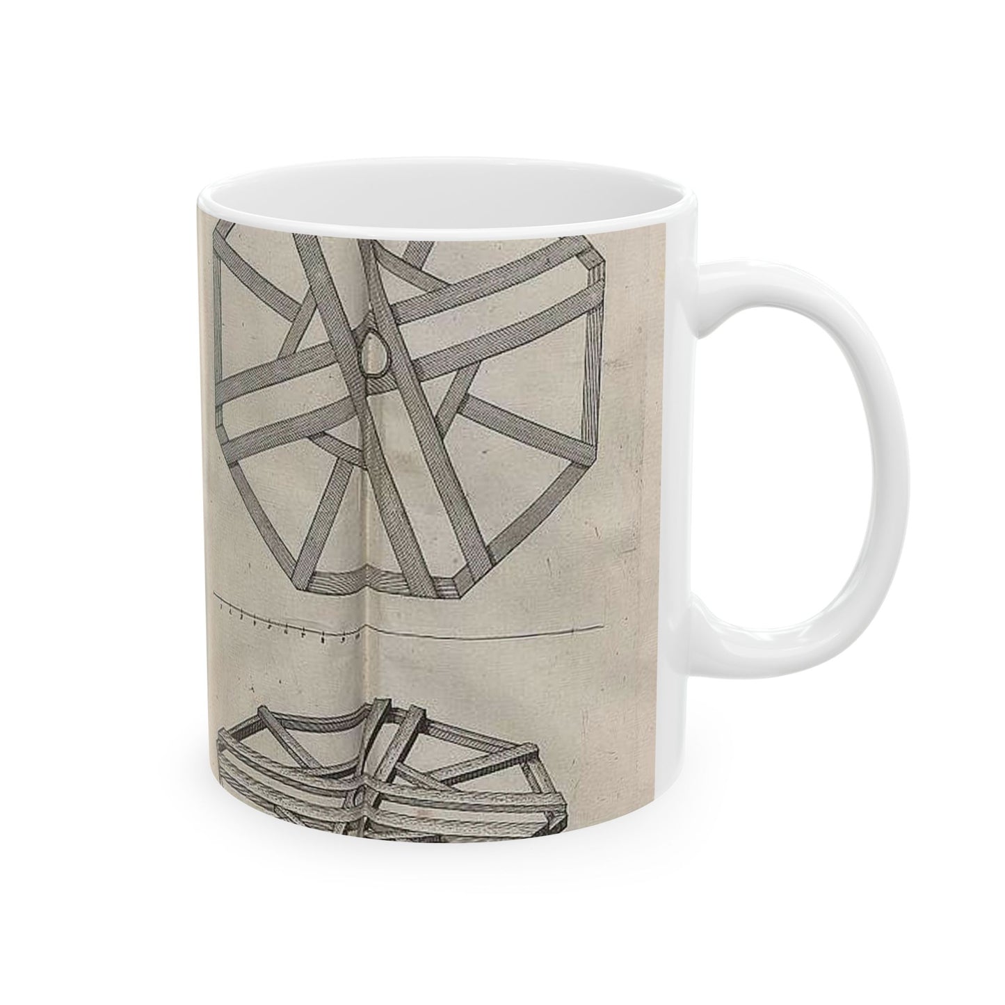 Patent Drawing of Engine - Fotothek df tg 0002625 Architektur ^ Bauwesen ^ Kran ^ Tragwerk Public domain image Beautiful Novelty Ceramic Coffee Mug 11oz