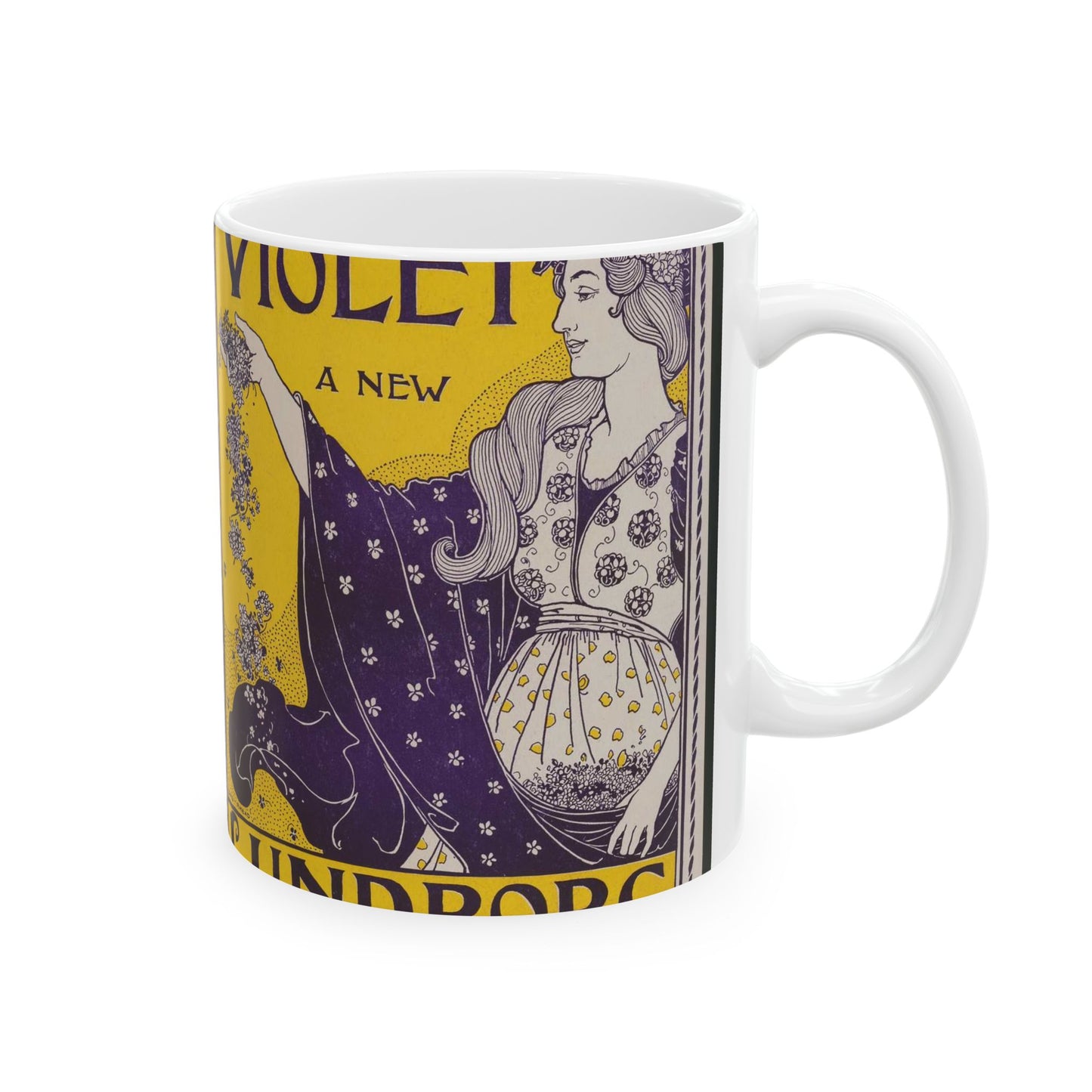Louis Rhead - Try vio-violet a new Lundborg perfume Beautiful Novelty Ceramic Coffee Mug 11oz