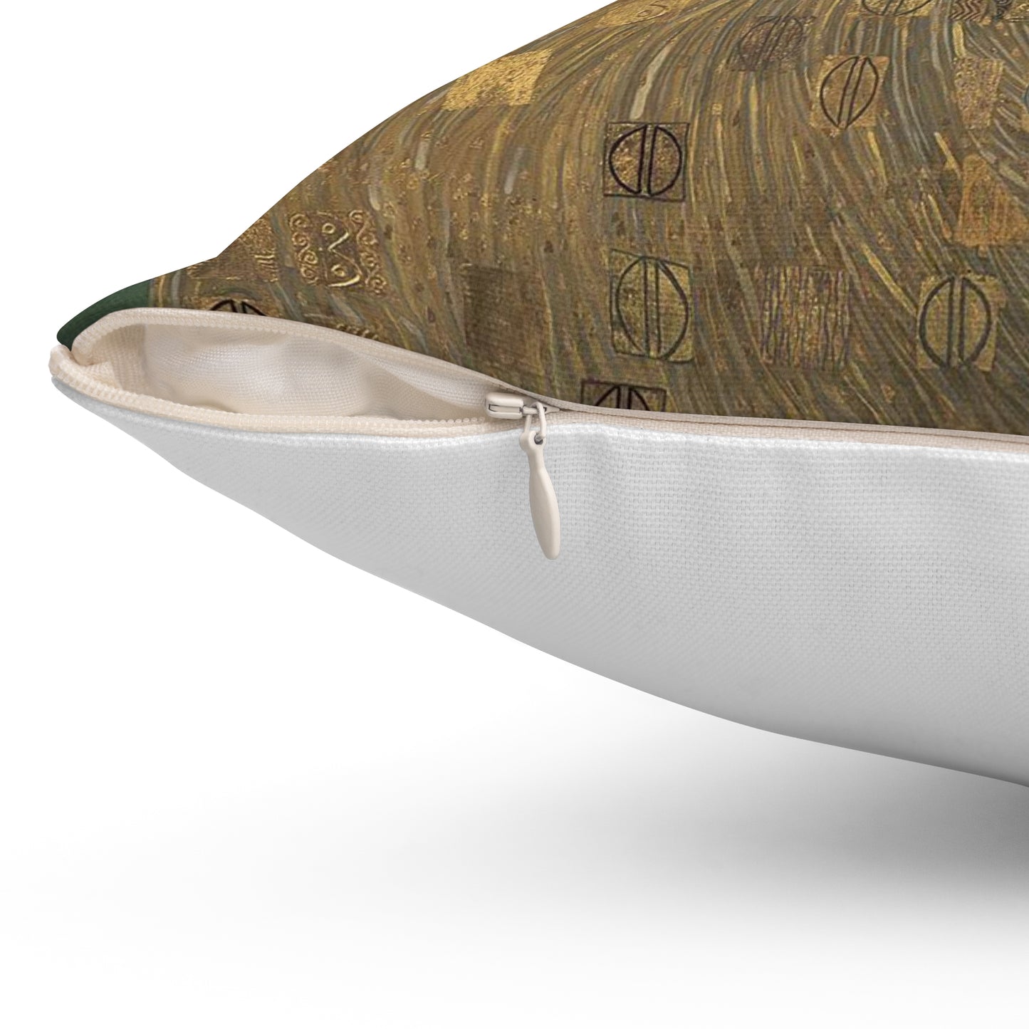 Gustav Klimt, 1907, Adele Bloch-Bauer I, Neue Galerie New York Decorative Accent Square Pillow