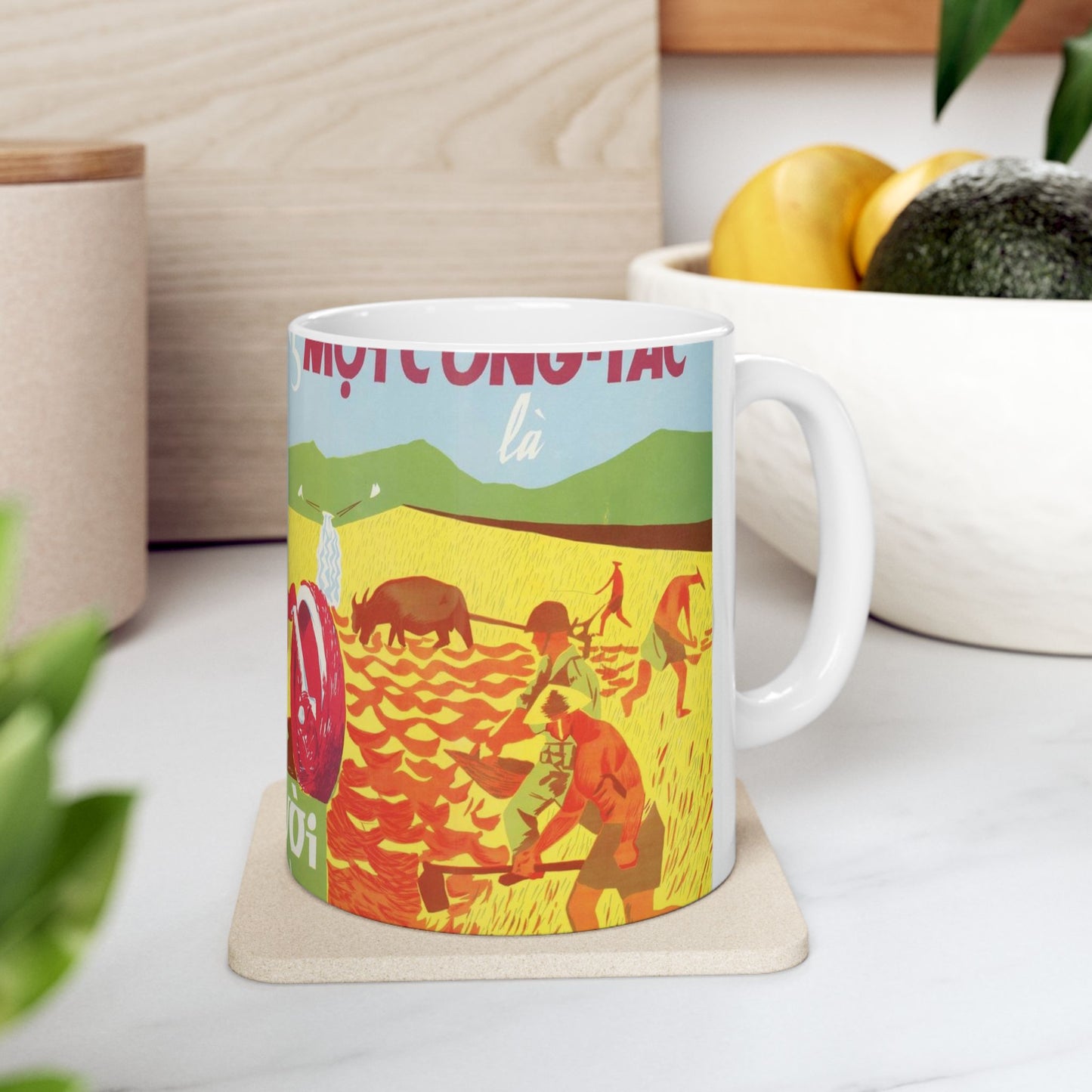 Army Helps People, United States information service propaganda Beautiful Novelty Ceramic Coffee Mug 11oz