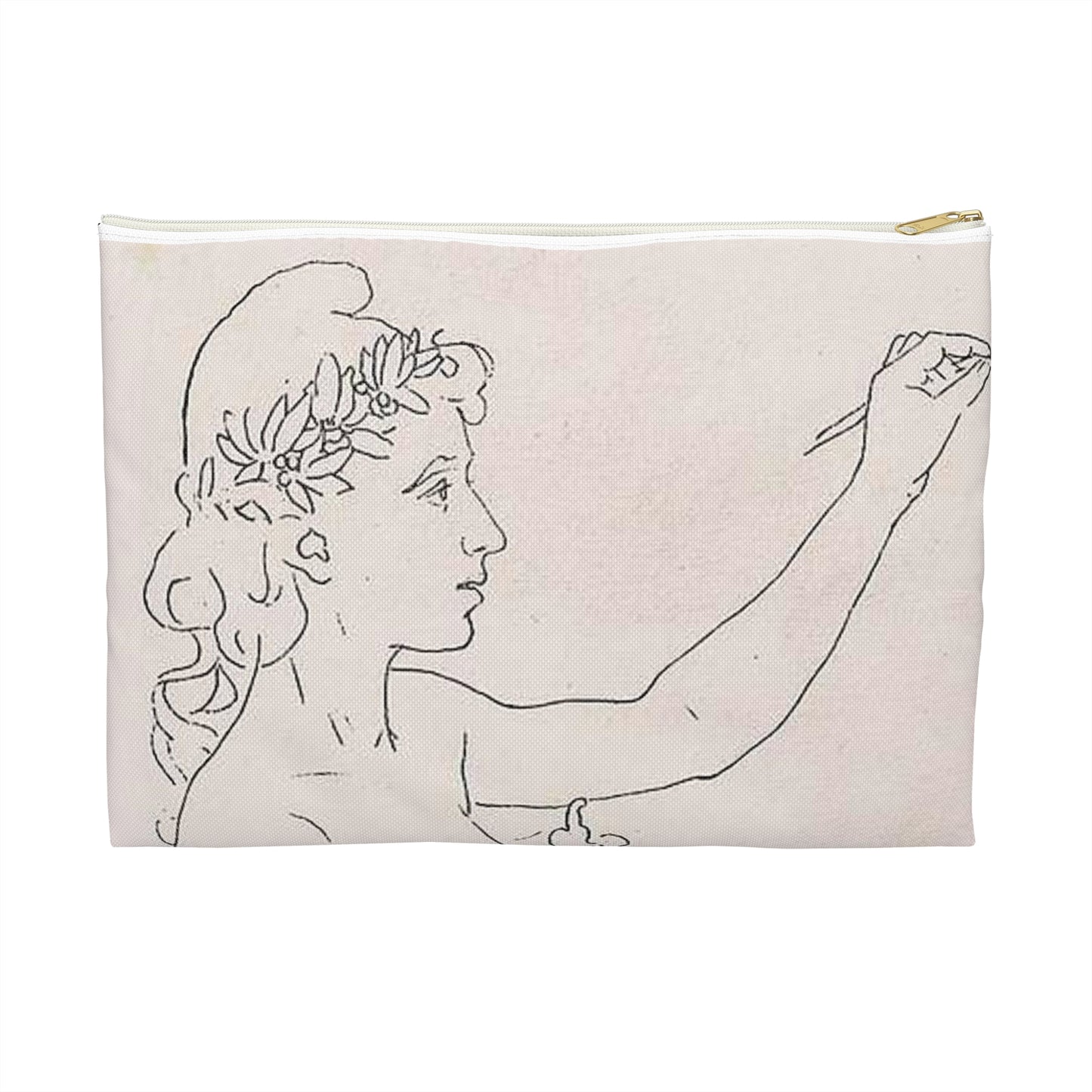 EliseuVisconti-D805-Capa da Revue du Brésil editada em Paris – Esboço Large Organizer Pouch with Black Zipper
