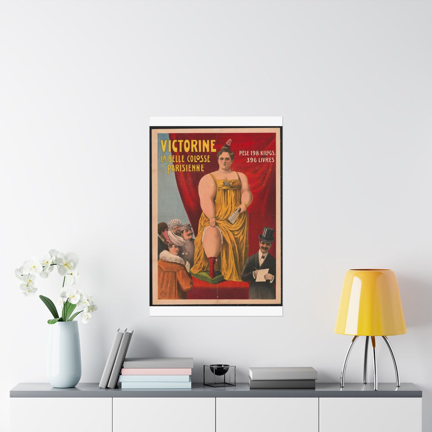 Victorine - La bele colosse Parisienne High Quality Matte Wall Art Poster for Home, Office, Classroom
