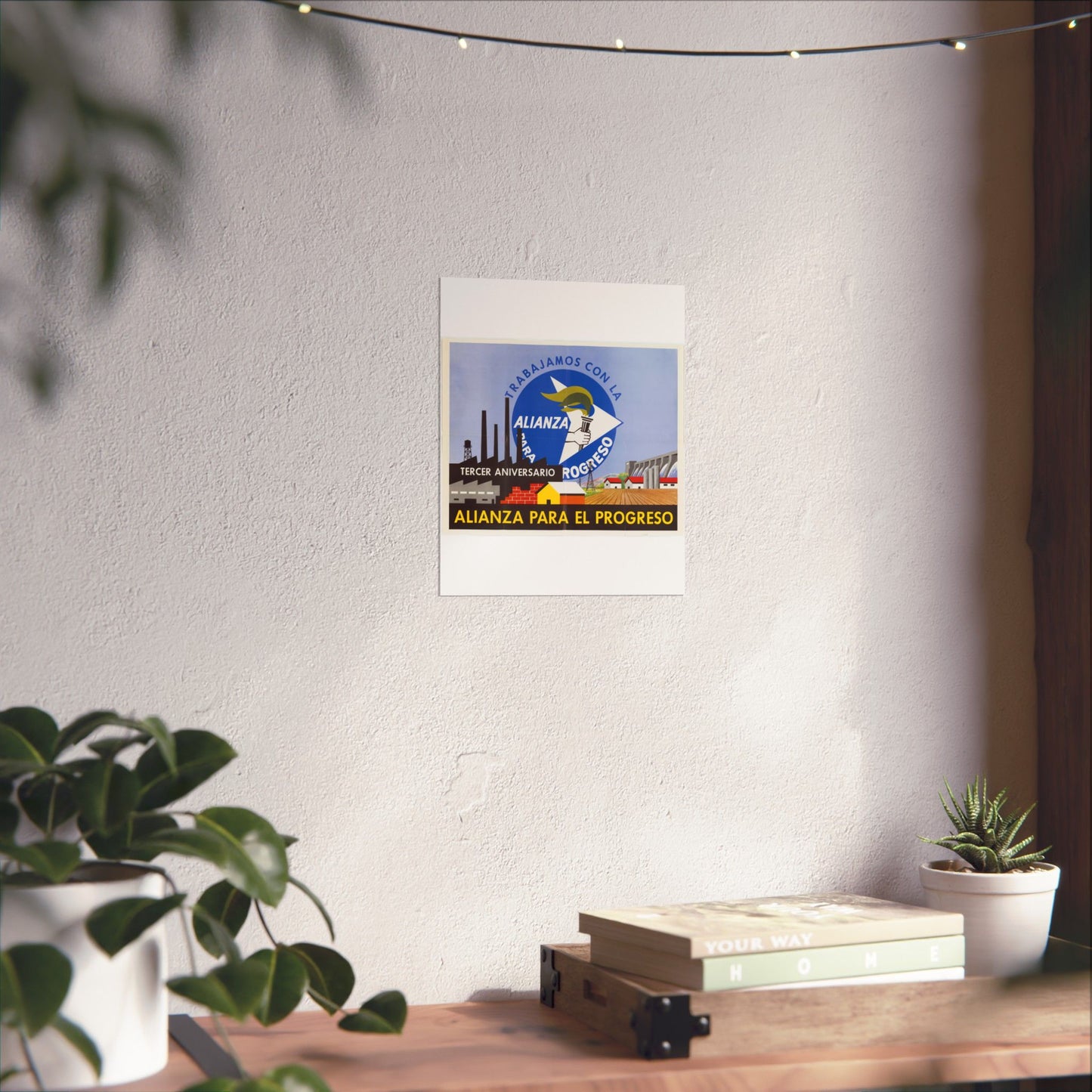 Alliance Posters, Cold War American Propaganda poster High Quality Matte Wall Art Poster for Home, Office, Classroom