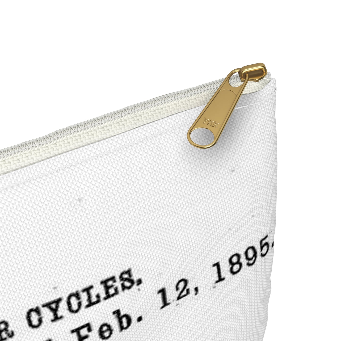 Patent drawing - RacingBikesPatent Public domain image Large Organizer Pouch with Black Zipper