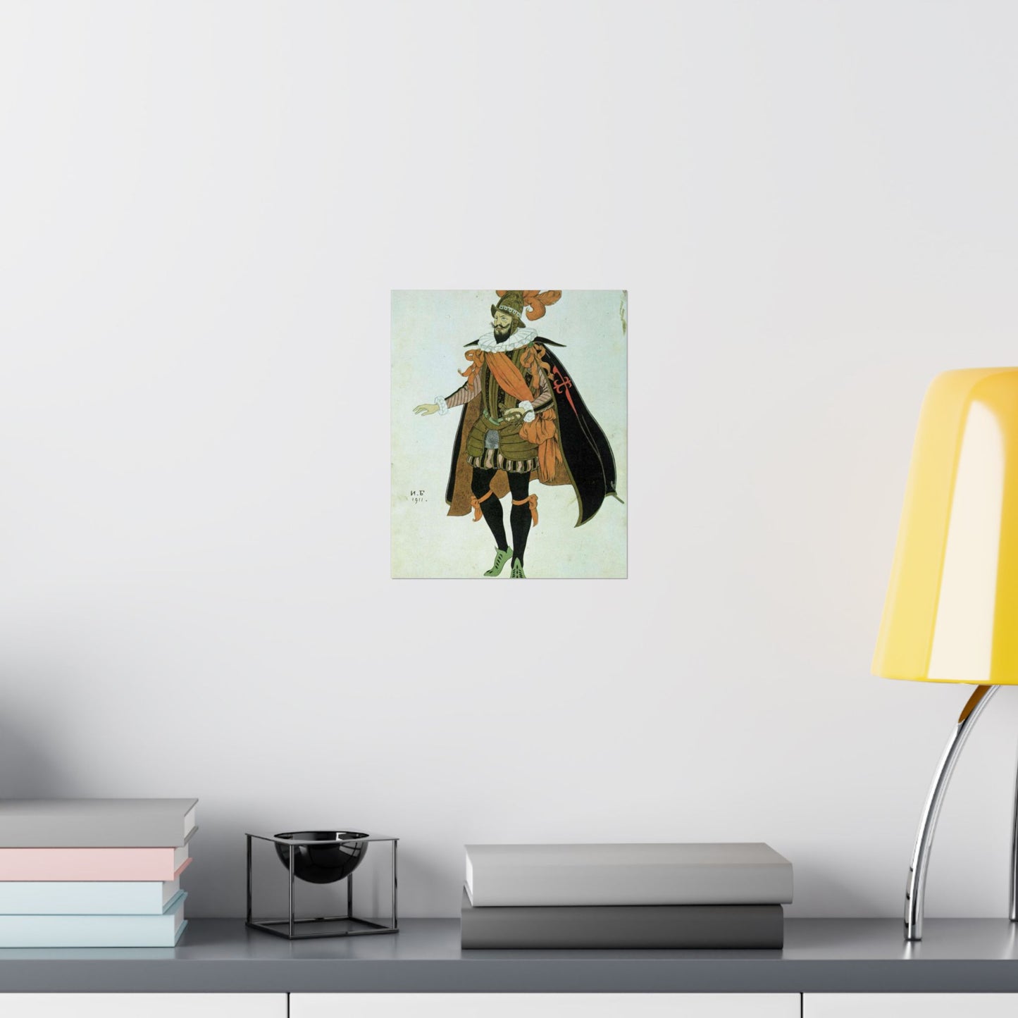 Bilibin Comandor - Art nouveau public domain image High Quality Matte Wall Art Poster for Home, Office, Classroom
