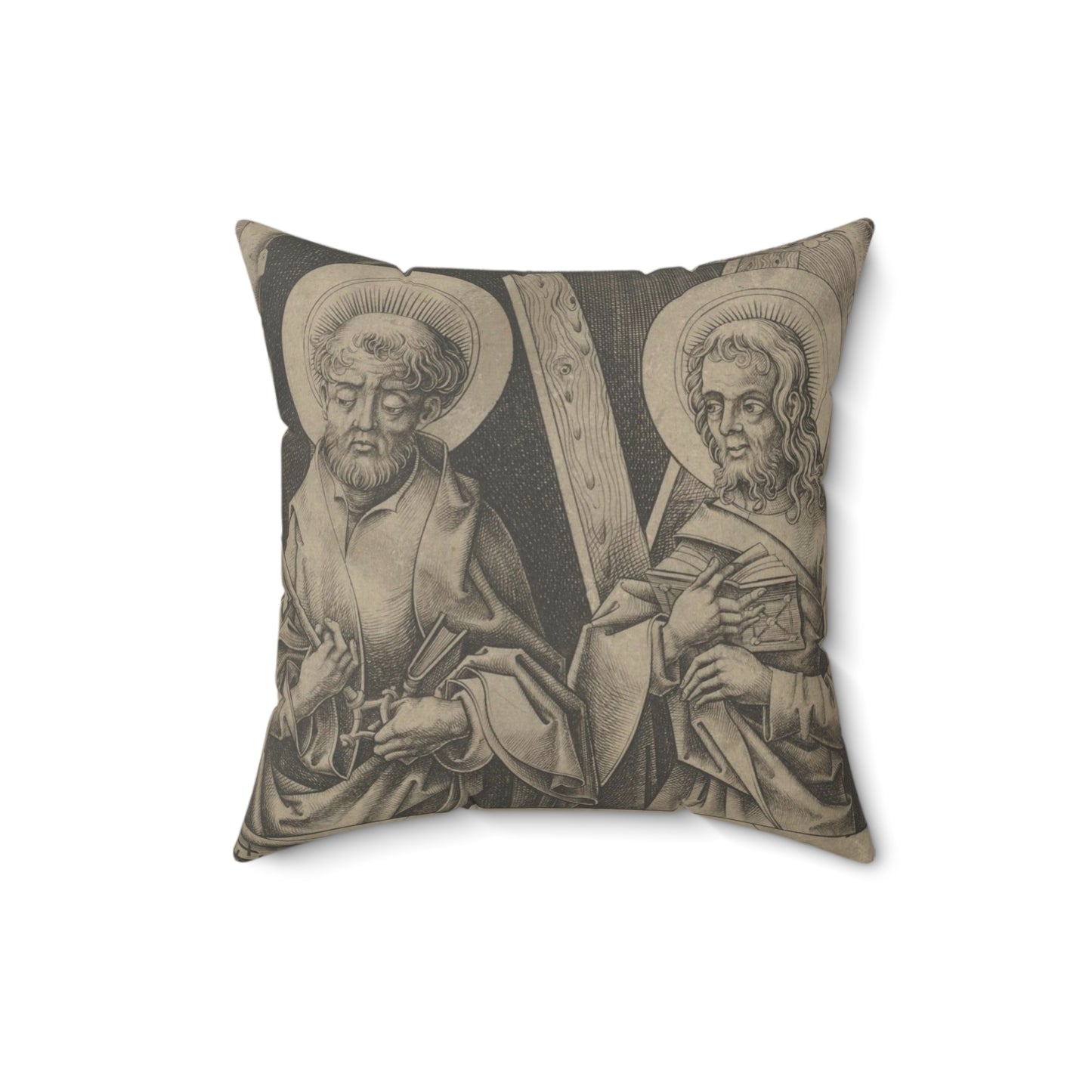 St. Peter and St. Andrew, from The Apostles Decorative Accent Square Pillow