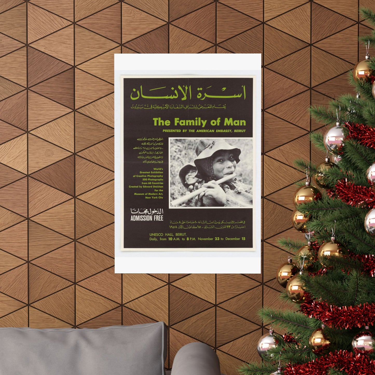 Poster: The Family of Man - Public domain portrait print High Quality Matte Wall Art Poster for Home, Office, Classroom