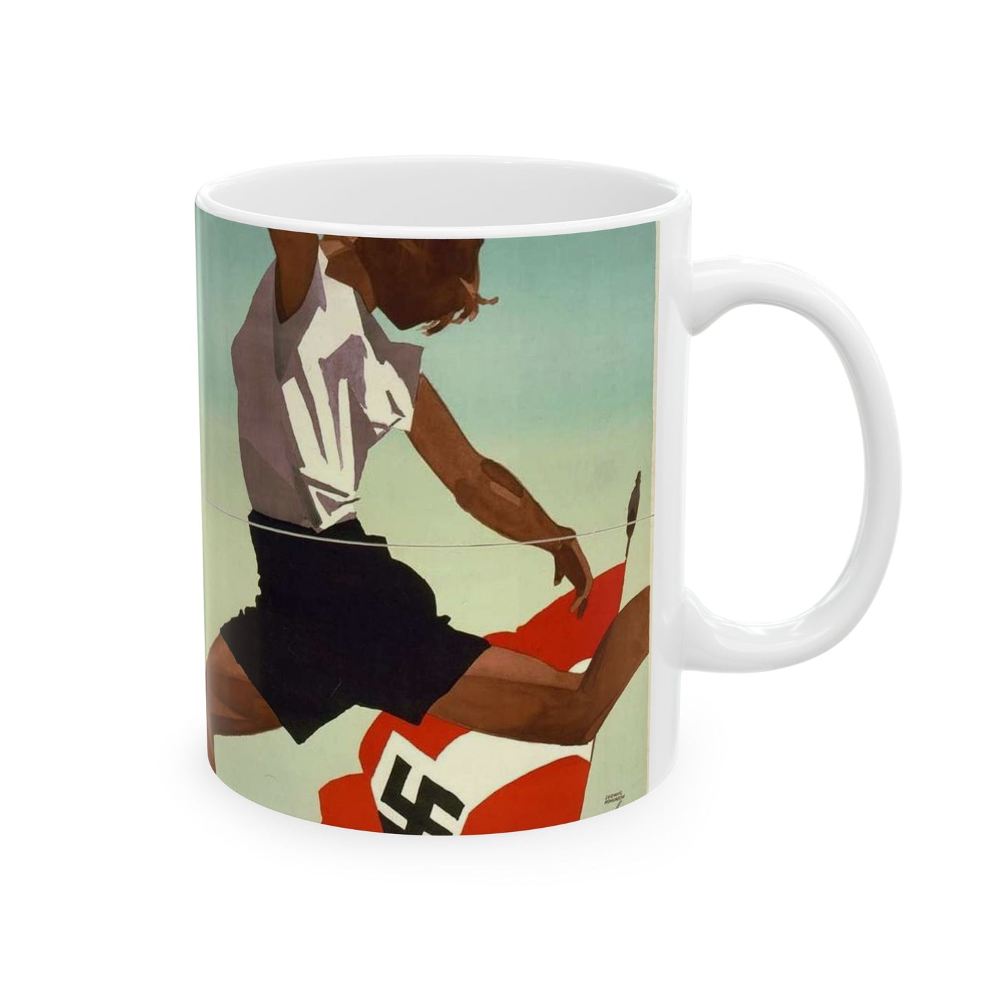 Reichssporttag des B.D.M. 23 September 1934 - Ludwig HOHLWEIN München Plakat Poster Library of Congress No know copyright restrictions Public domain 71sK7kr99UL. AC SL1411 Beautiful Novelty Ceramic Coffee Mug 11oz