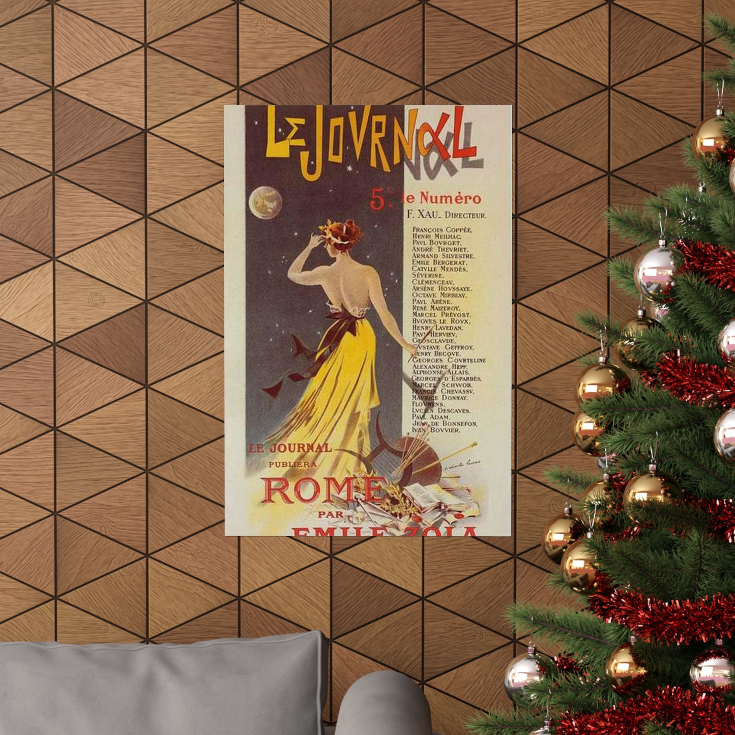 Affiche pour annoncer la publication de "Rome" dans Le Journal. High Quality Matte Wall Art Poster for Home, Office, Classroom