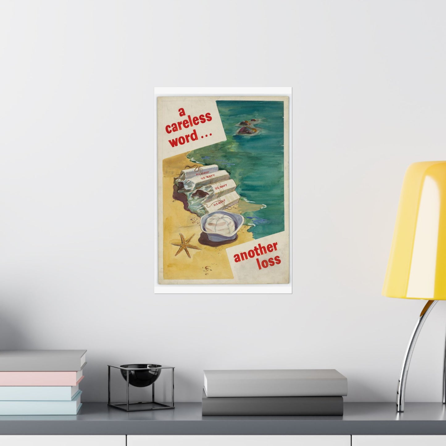 A Careless Word... Another Loss High Quality Matte Wall Art Poster for Home, Office, Classroom
