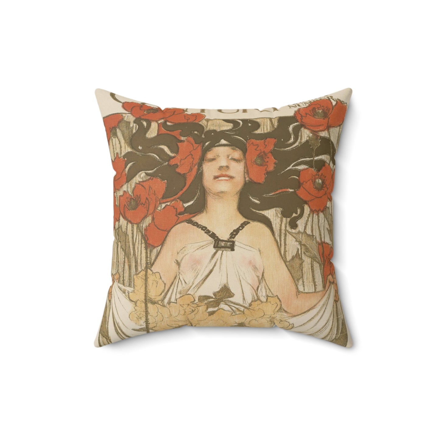 The century, August, midsummer holiday number Decorative Accent Square Pillow