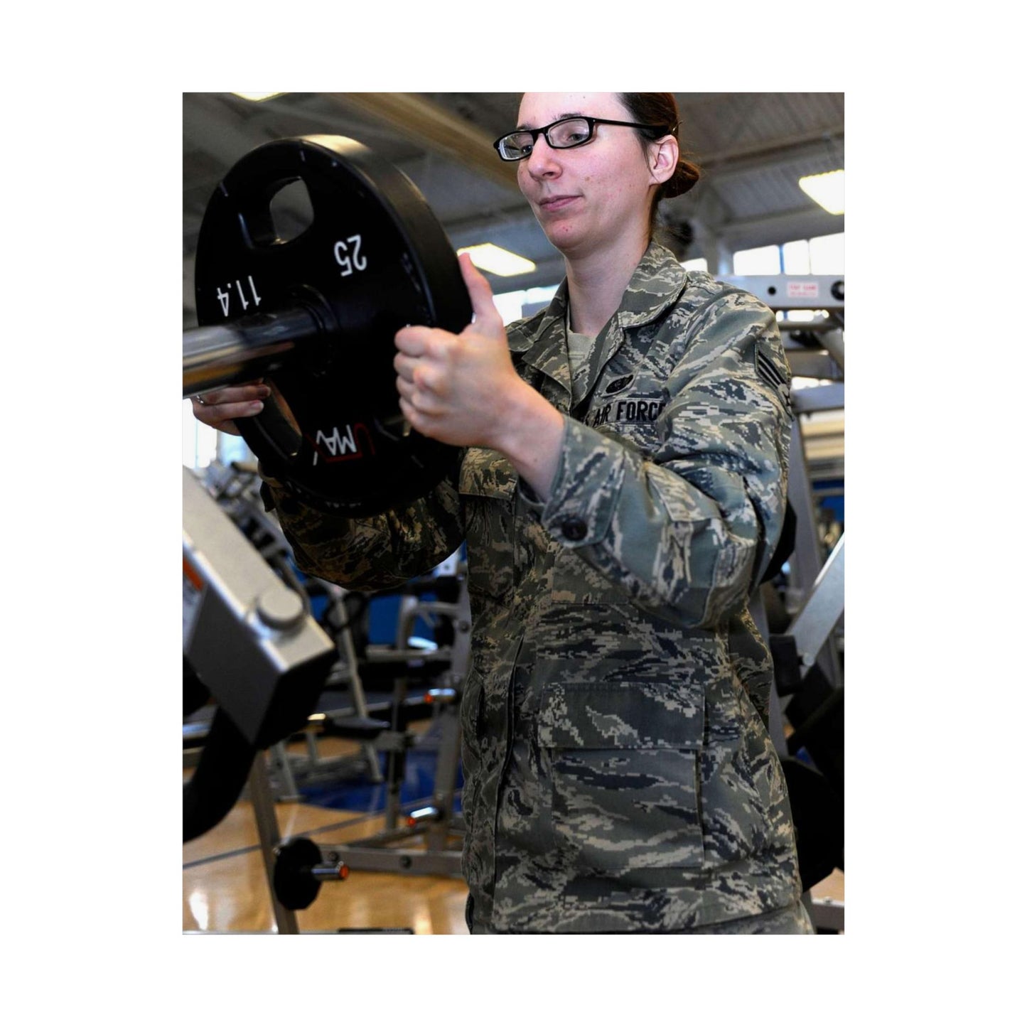 Senior Airman Cassandra Bridges, 28th Force Support High Quality Matte Wall Art Poster for Home, Office, Classroom