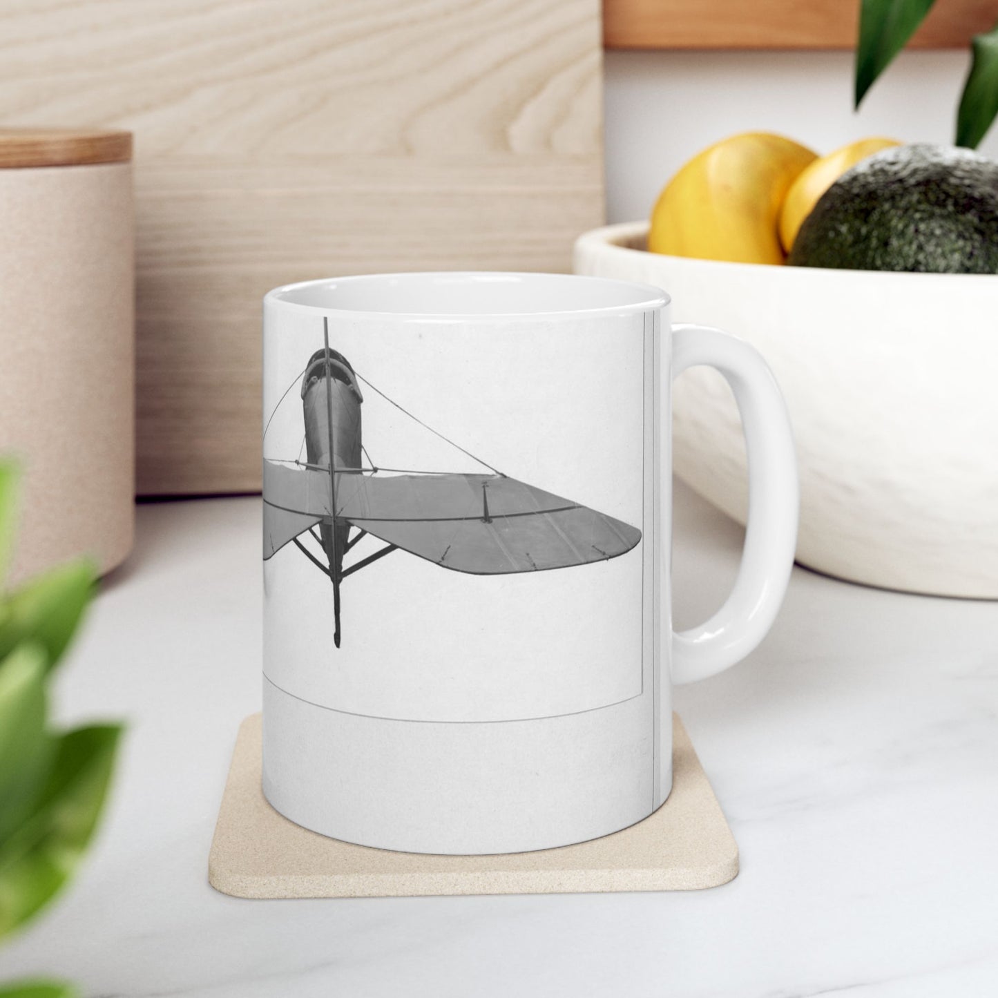 Patent drawing - Airplanes - Types - All steel manufactured by the J.W. Murray Manufacturing Company, Detroit, Michigan Public domain image Beautiful Novelty Ceramic Coffee Mug 11oz