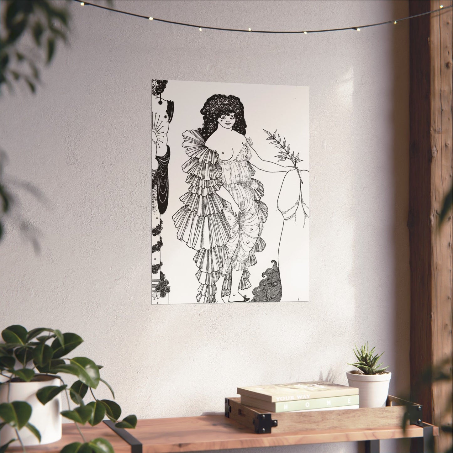 Lysistrata - Public domain botanical illustration High Quality Matte Wall Art Poster for Home, Office, Classroom