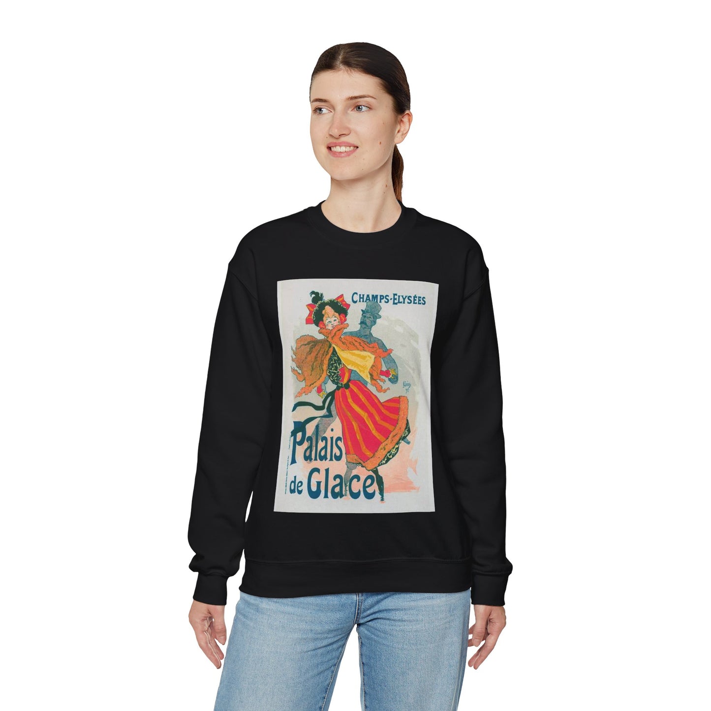 Nouvelle affiche pour le "Palais de Glace". Black Heavy Blend Adult Crew Neck SweatShirt
