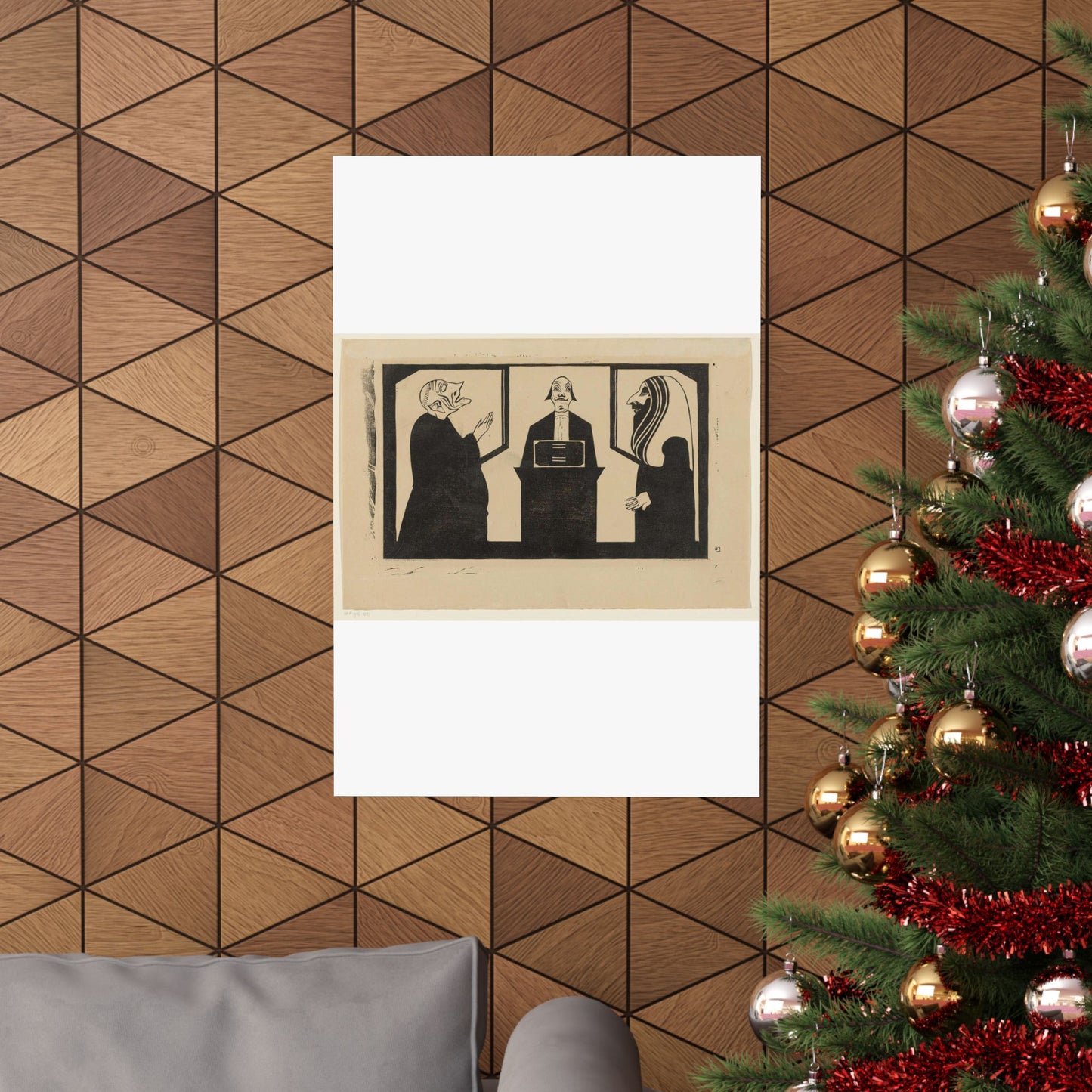 Samuel Jessurun de Mesquita - Entre ces trois mon coeur balance High Quality Matte Wall Art Poster for Home, Office, Classroom
