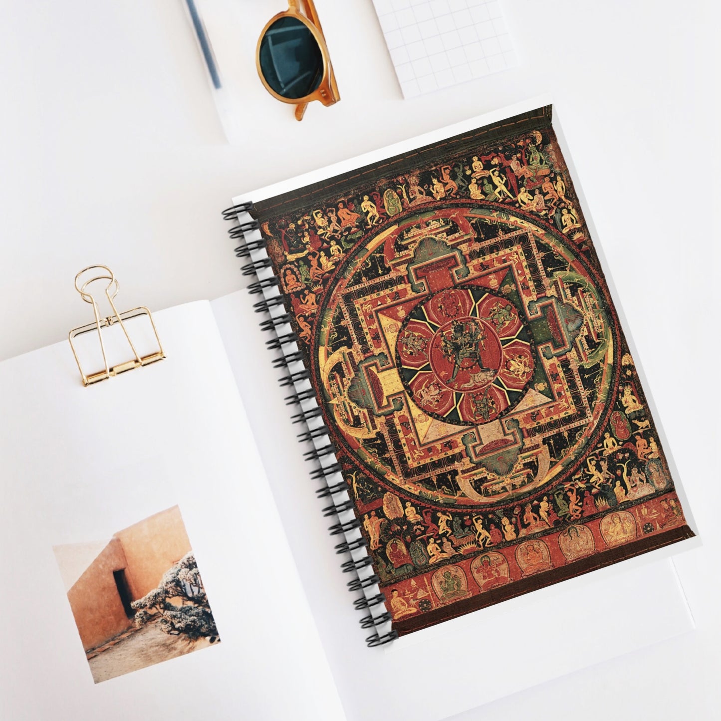 Chakrasamvara Mandala, Nepal, Kathmandu valley Spiral Bound Ruled Notebook with Printed Cover