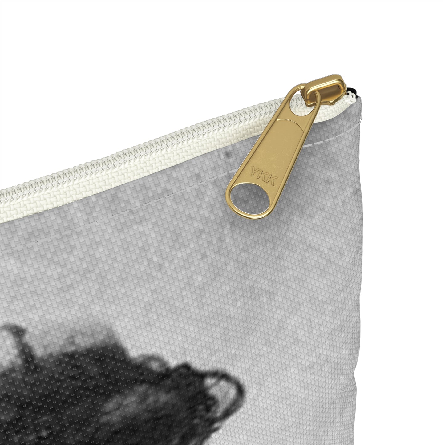 FannyBullockWorkmanVotesWomen - A woman standing in the snow holding a sign Large Organizer Pouch with Black Zipper