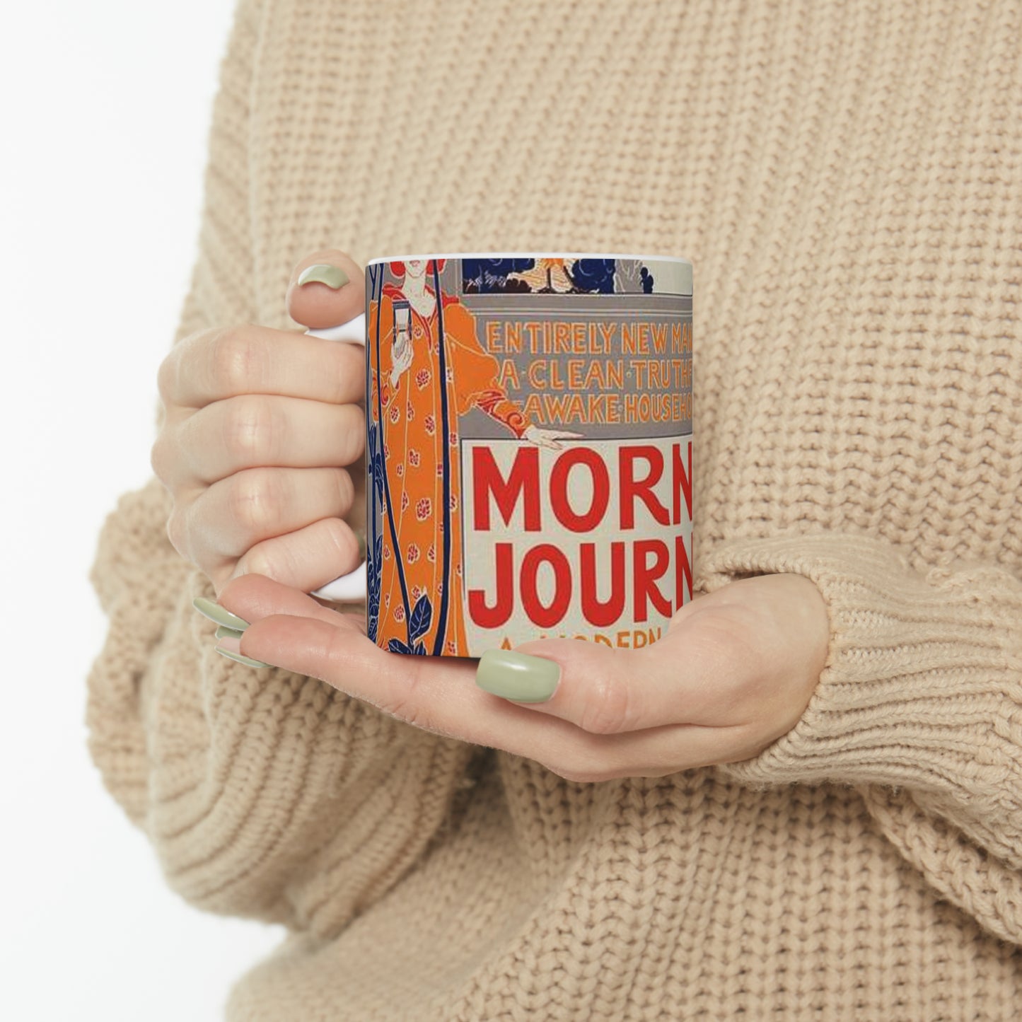Louis Rhead - Affiche américaine pour le "Morning Journal". Beautiful Novelty Ceramic Coffee Mug 11oz