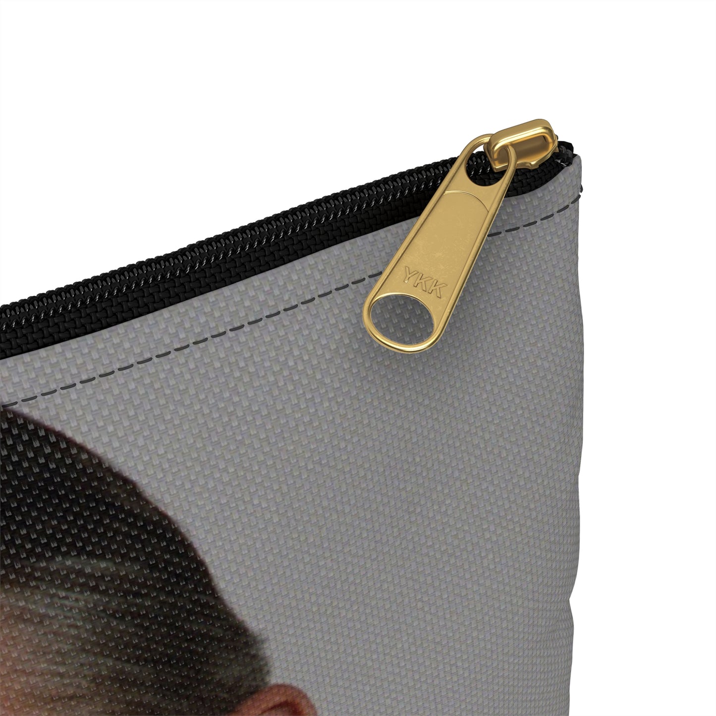 Portrait: US Navy (USN) Captain (CAPT) Charles A. Hougland (uncovered) Large Organizer Pouch with Black Zipper