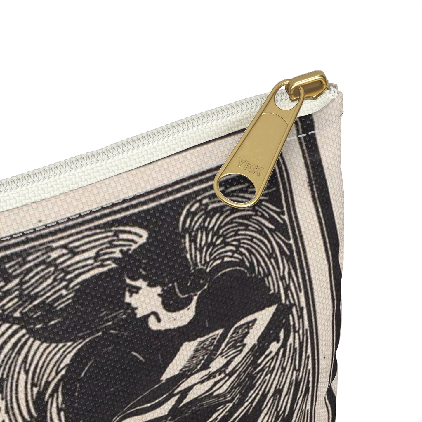 Poster - The inland printer, May 1894 - Public domain lithograph Large Organizer Pouch with Black Zipper