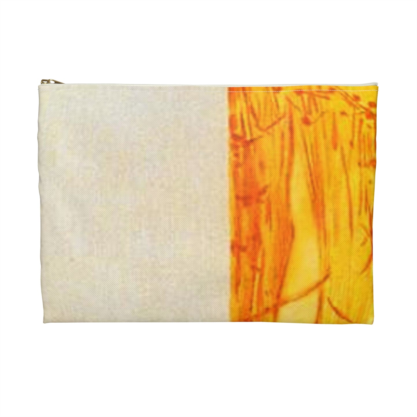 Kirchner - from-arcadia - Art nouveau public domain image Large Organizer Pouch with Black Zipper