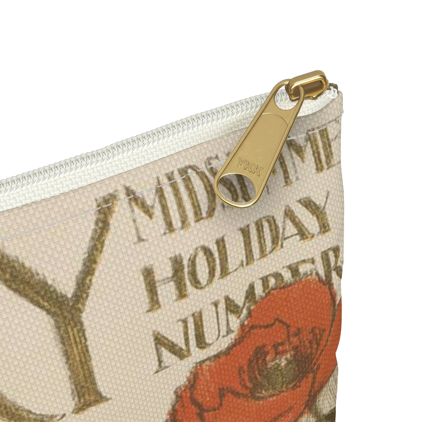 The century, August, midsummer holiday number Large Organizer Pouch with Black Zipper