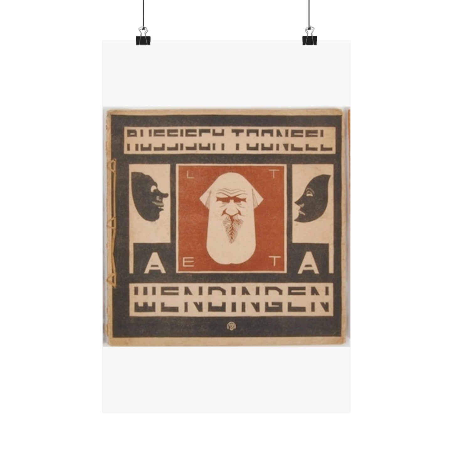 Wendingen 1929 Jessurun de Mesquita High Quality Matte Wall Art Poster for Home, Office, Classroom