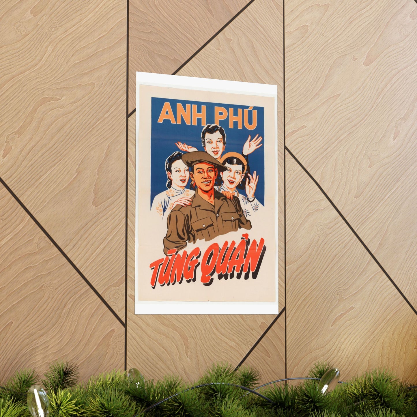 Viet Poster #5, Cold War American Propaganda poster High Quality Matte Wall Art Poster for Home, Office, Classroom