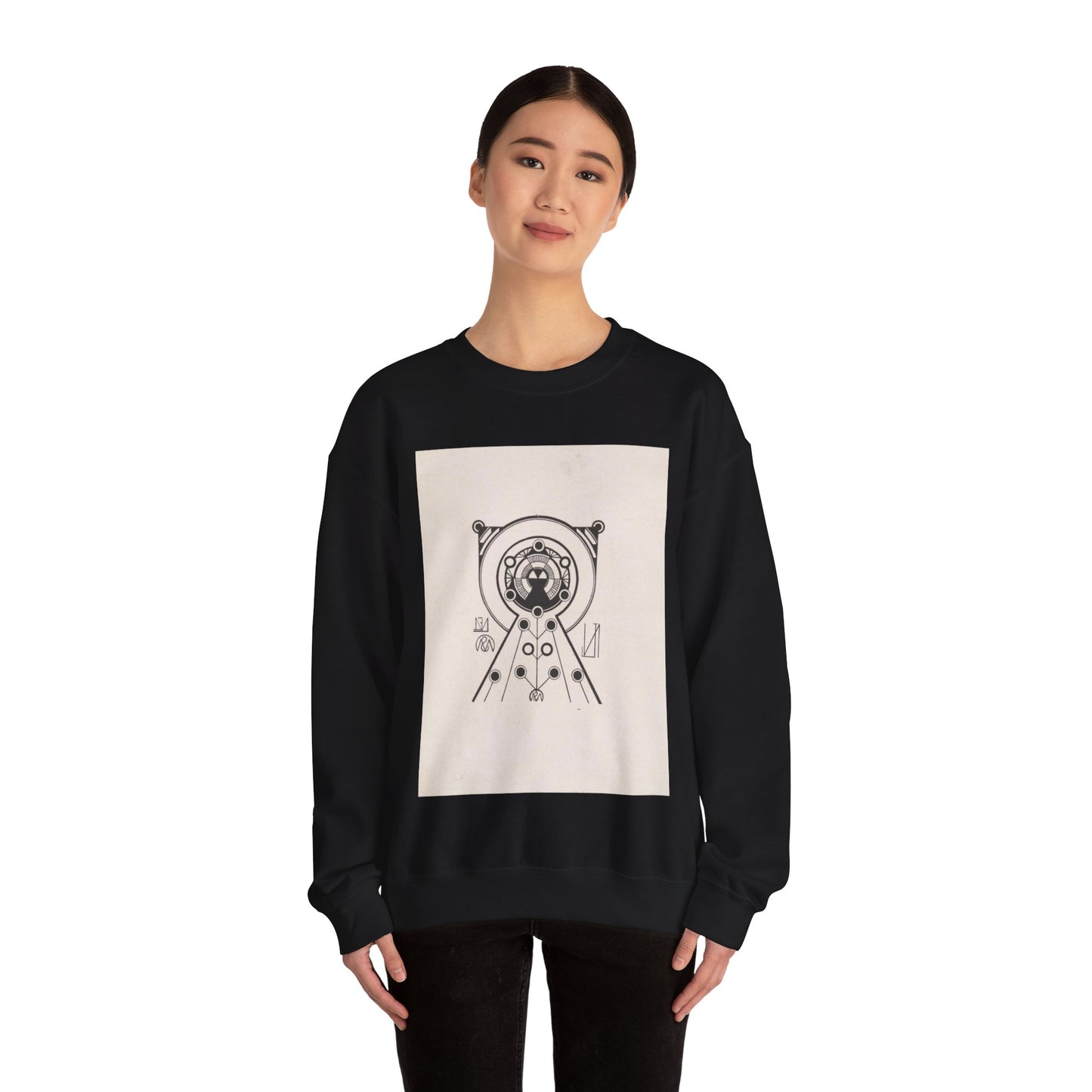 Samuel Jessurun de Mesquita - Ex libris van JFN Black Heavy Blend Adult Crew Neck SweatShirt