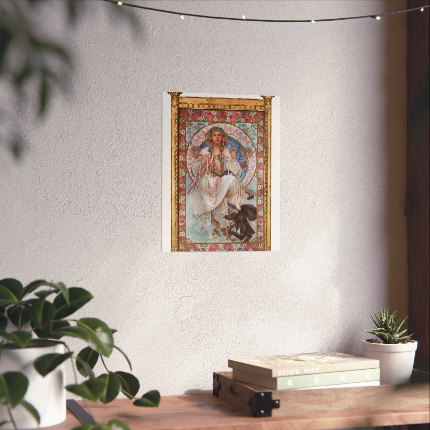 SlaviaMucha - Public domain dedication image High Quality Matte Wall Art Poster for Home, Office, Classroom