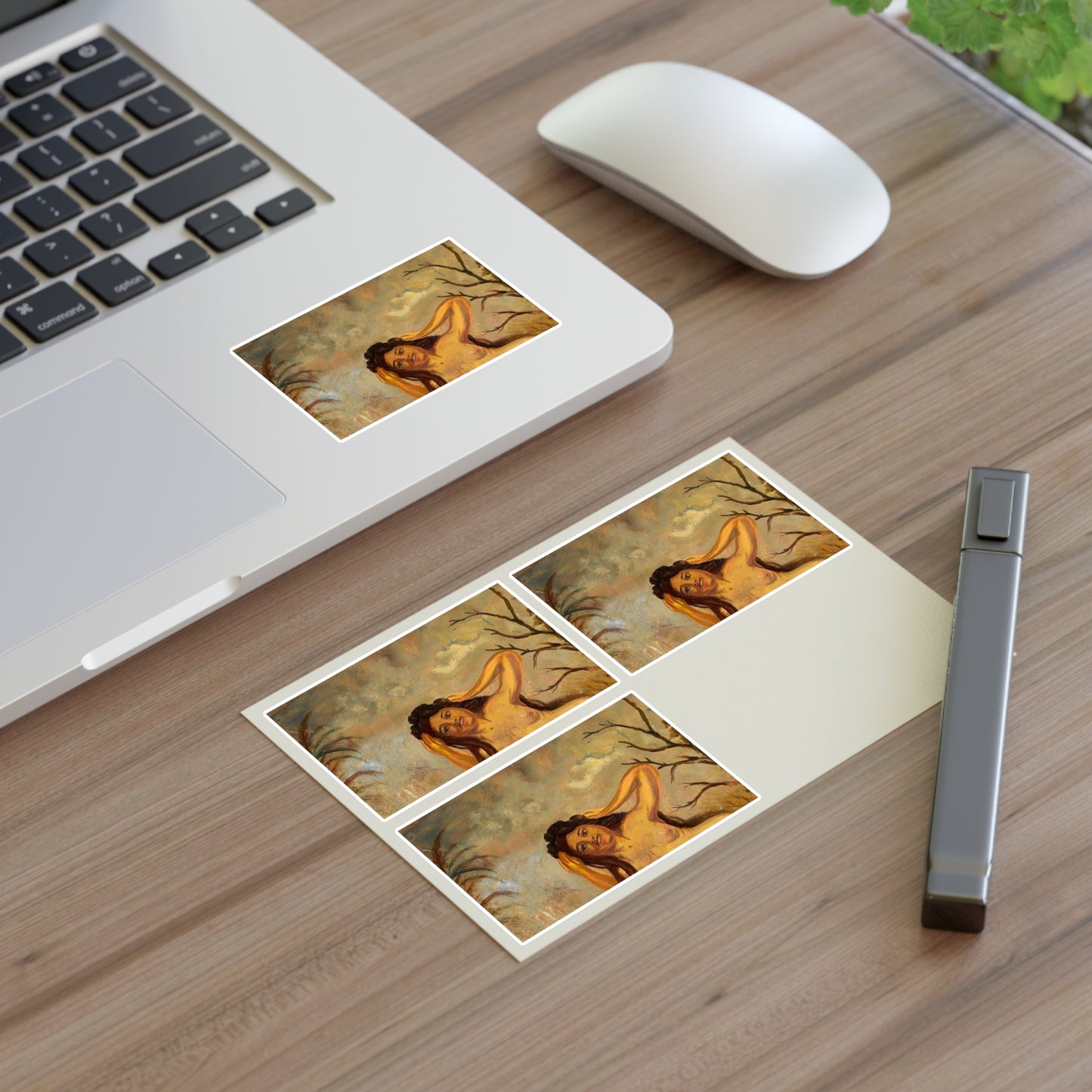 Portrait of Rose Marie 1975.113 1a Laminated UV Protective Vinyl Stickers