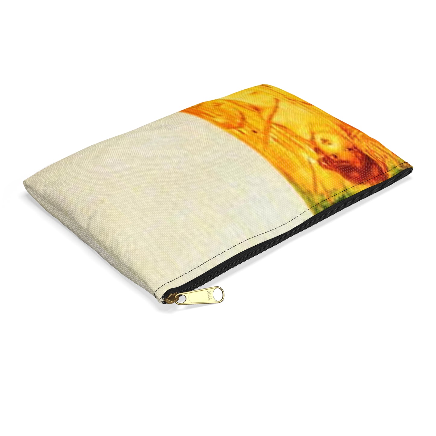 Kirchner - from-arcadia - Art nouveau public domain image Large Organizer Pouch with Black Zipper